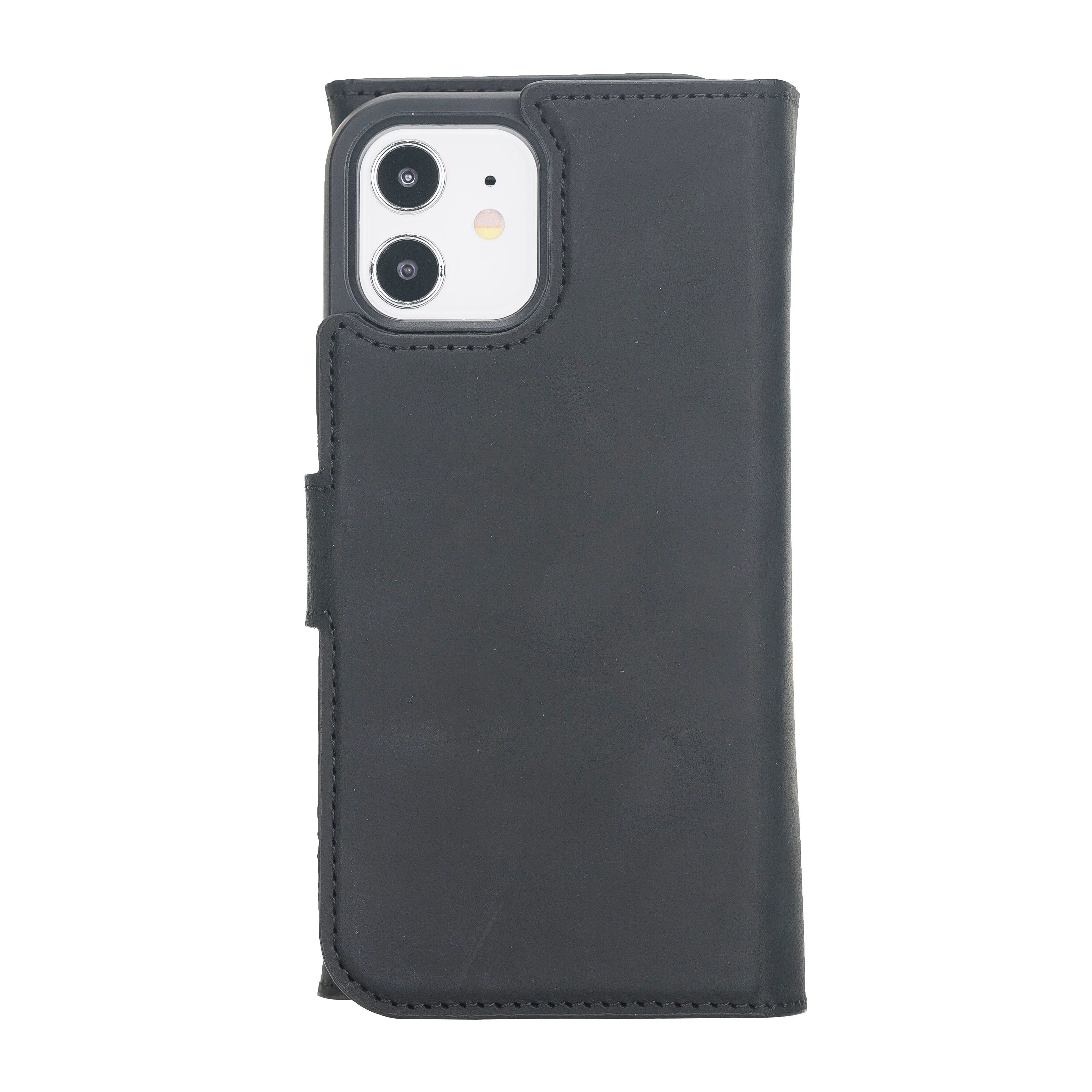 Santa iPhone 12 Mini Leather Detachable Wallet Case