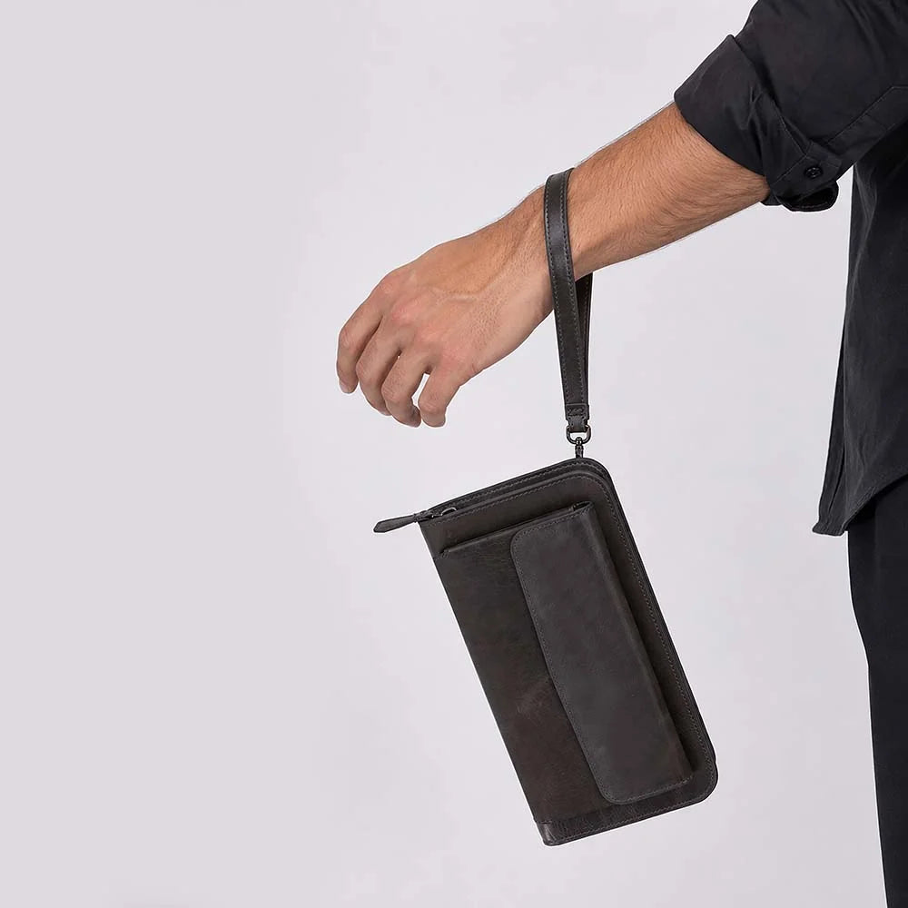 Novarco Leather Clutch Handbag