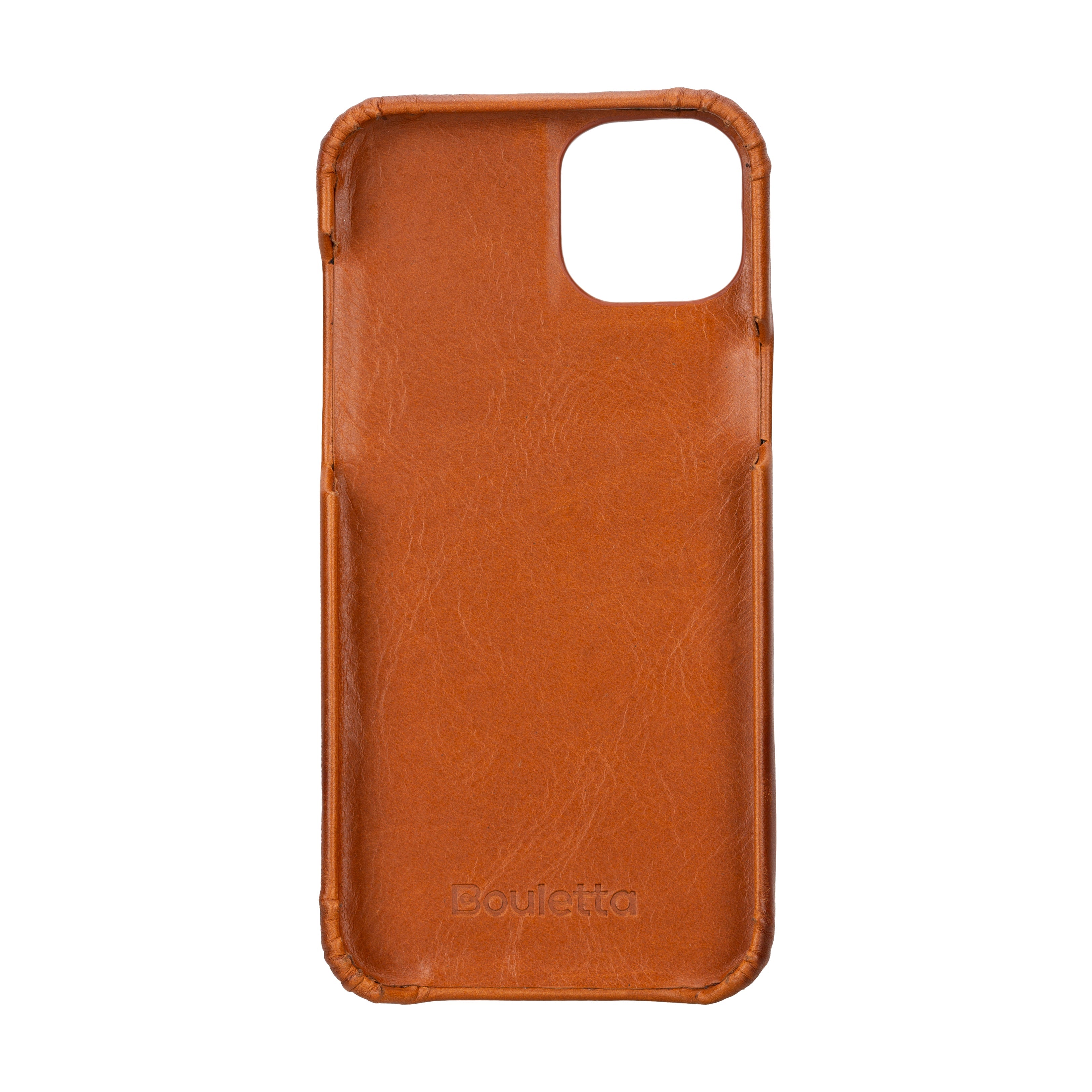 Brown iPhone 16 Plus Leather Back Cover Case