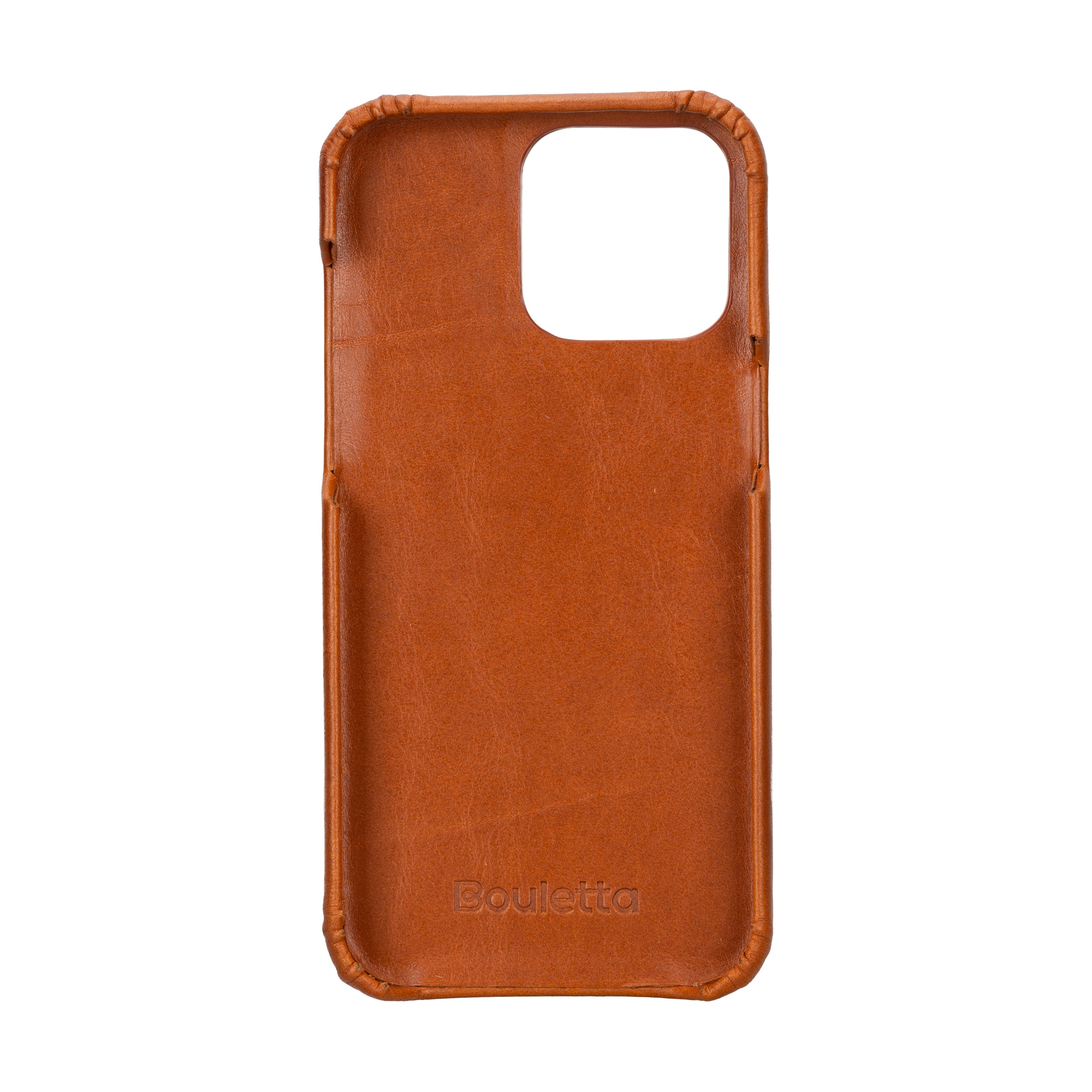 Brown iPhone 16 Pro Leather Back Cover Case