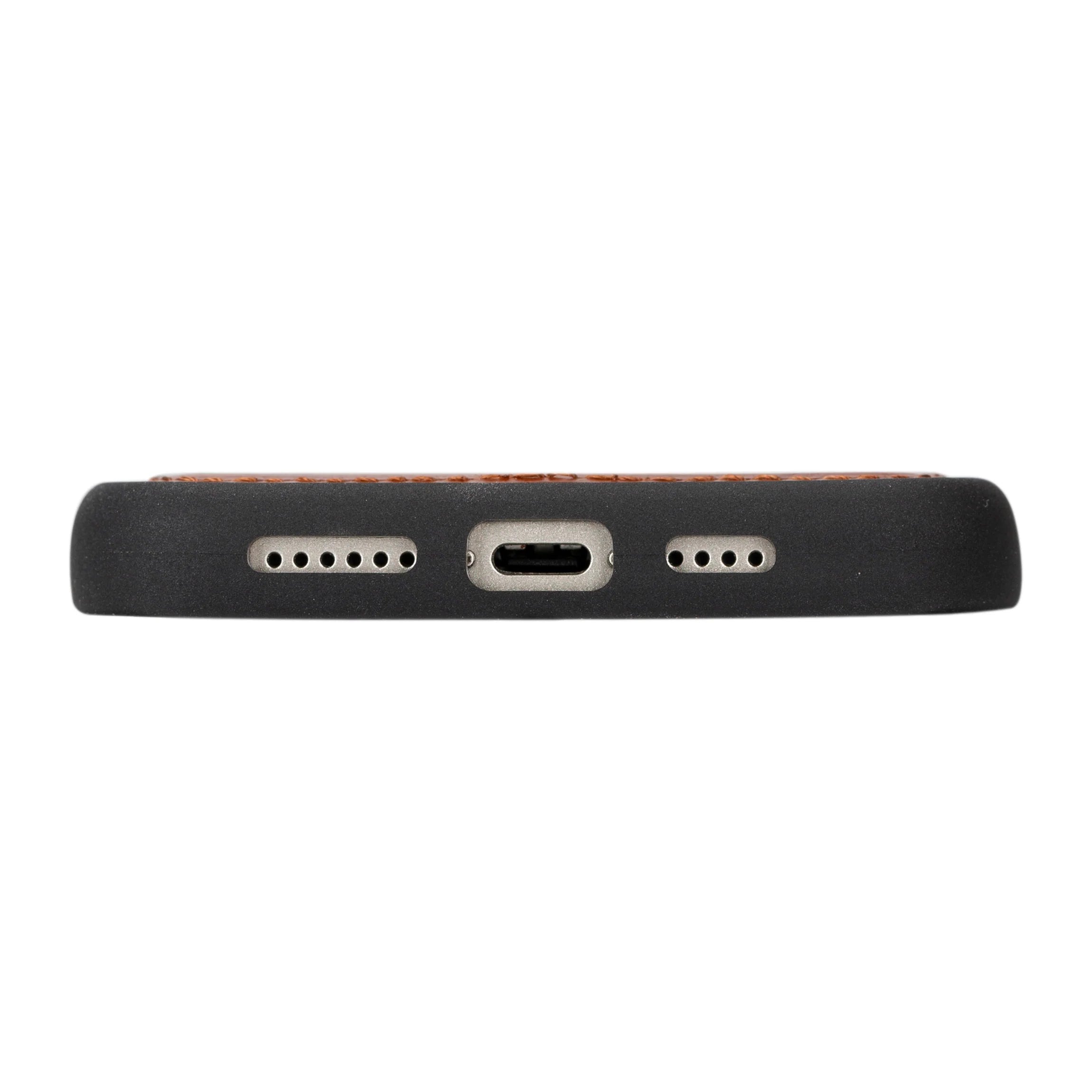 Flex Cover Leather iPhone 15 Plus Case
