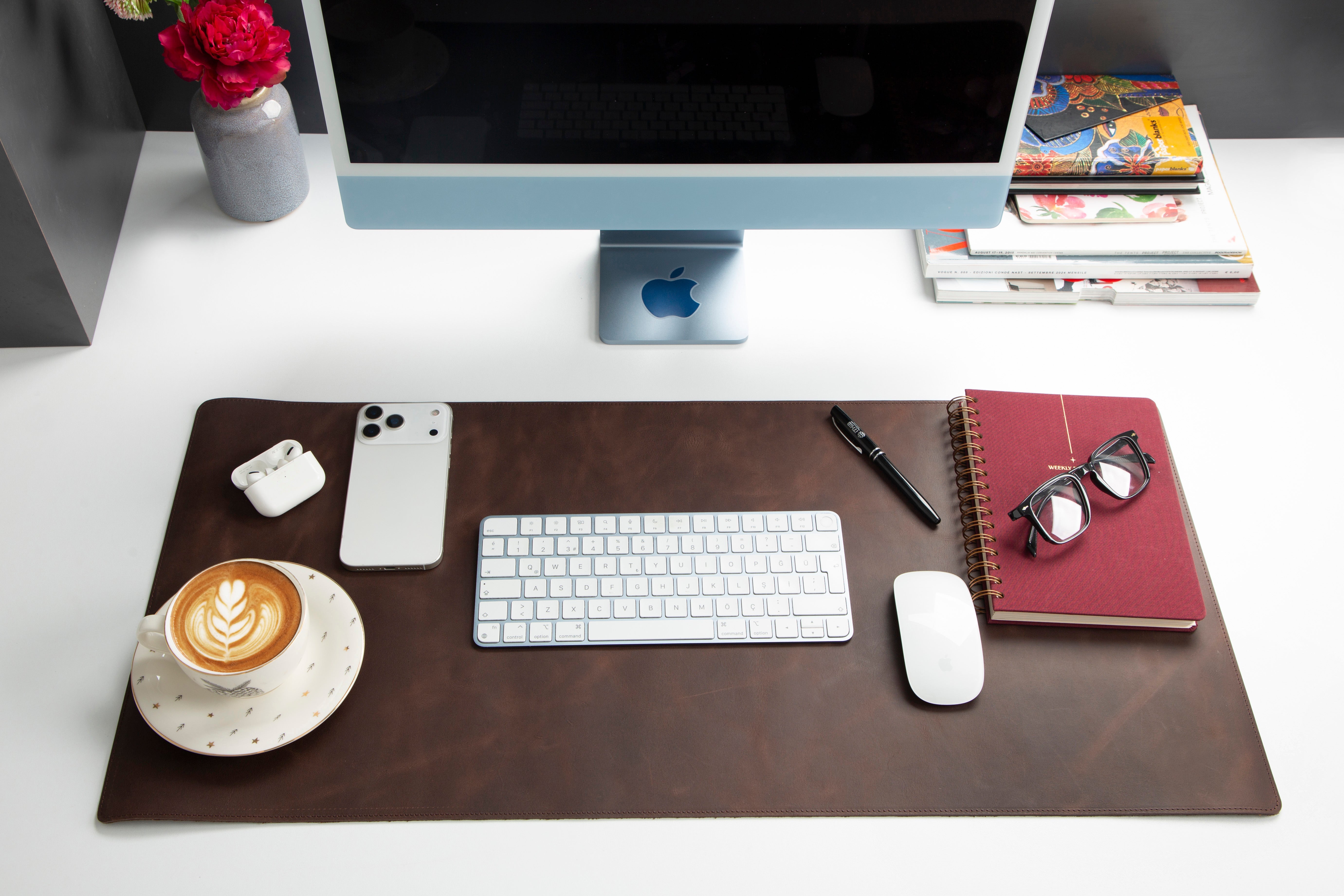 Leather Desk Mat Medium