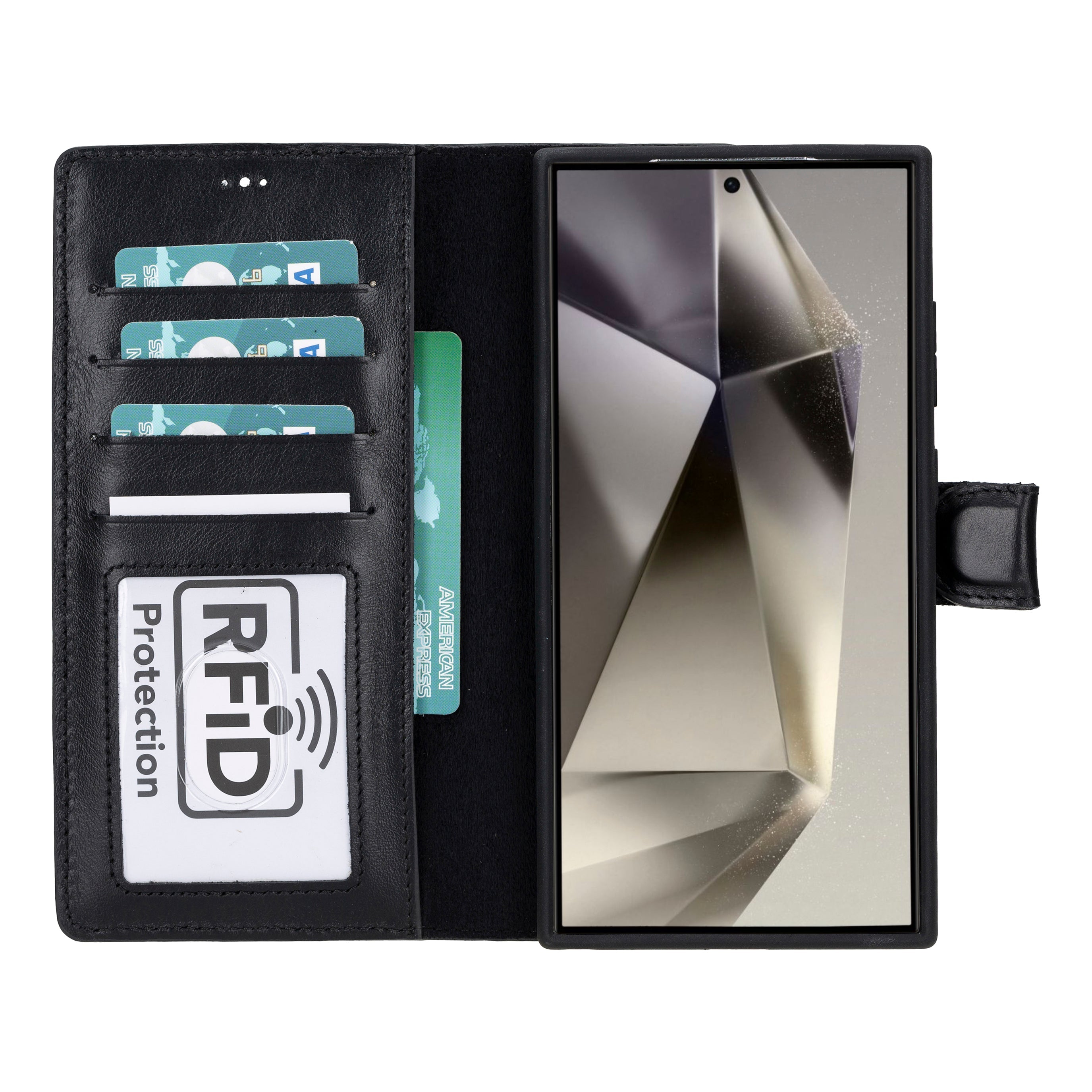 Magic Samsung Galaxy S24 Plus Leather Detachable Wallet Case