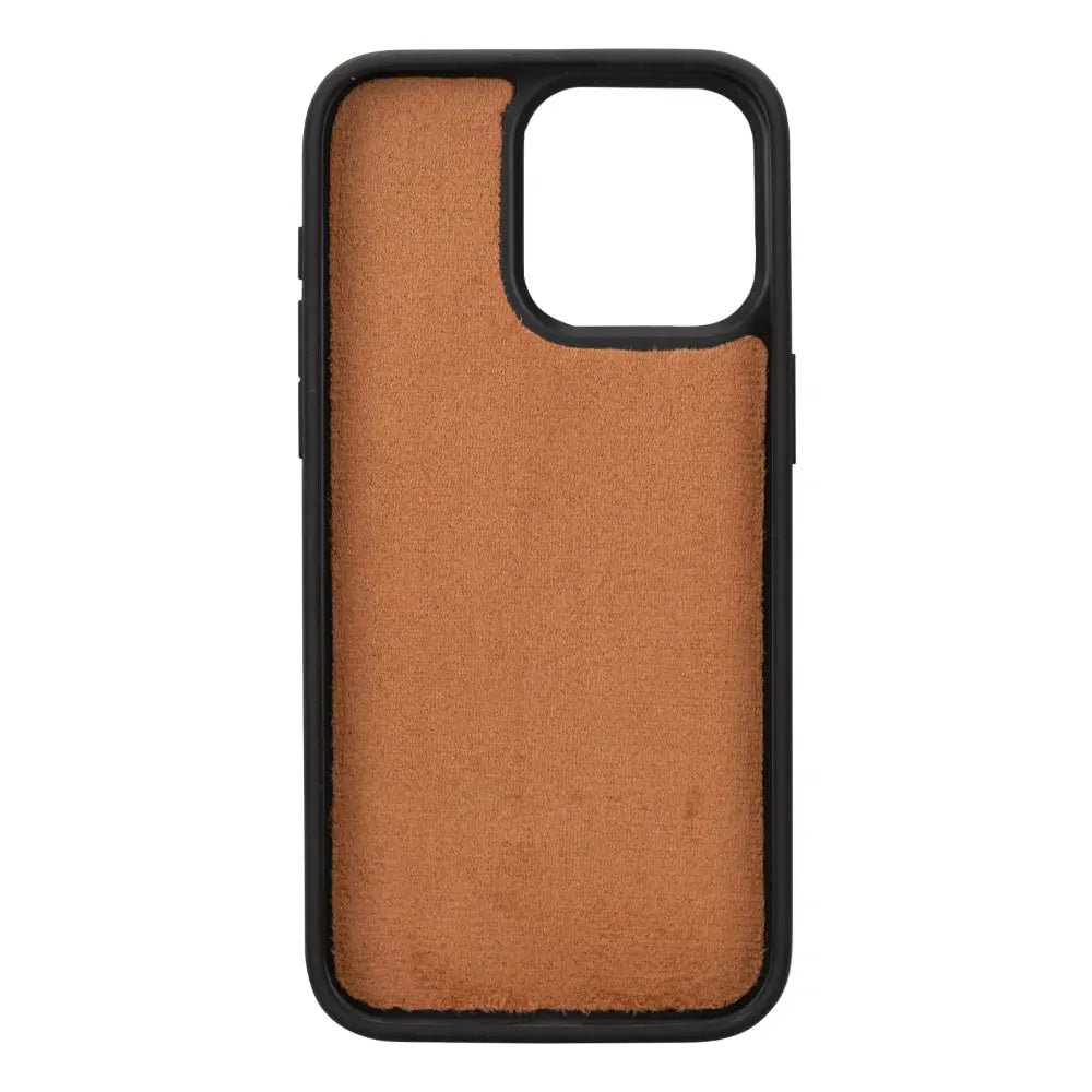 Brown Leather iPhone 15 Pro max Detachable Card Holder Wallet Case with Magsafe-Bomonti