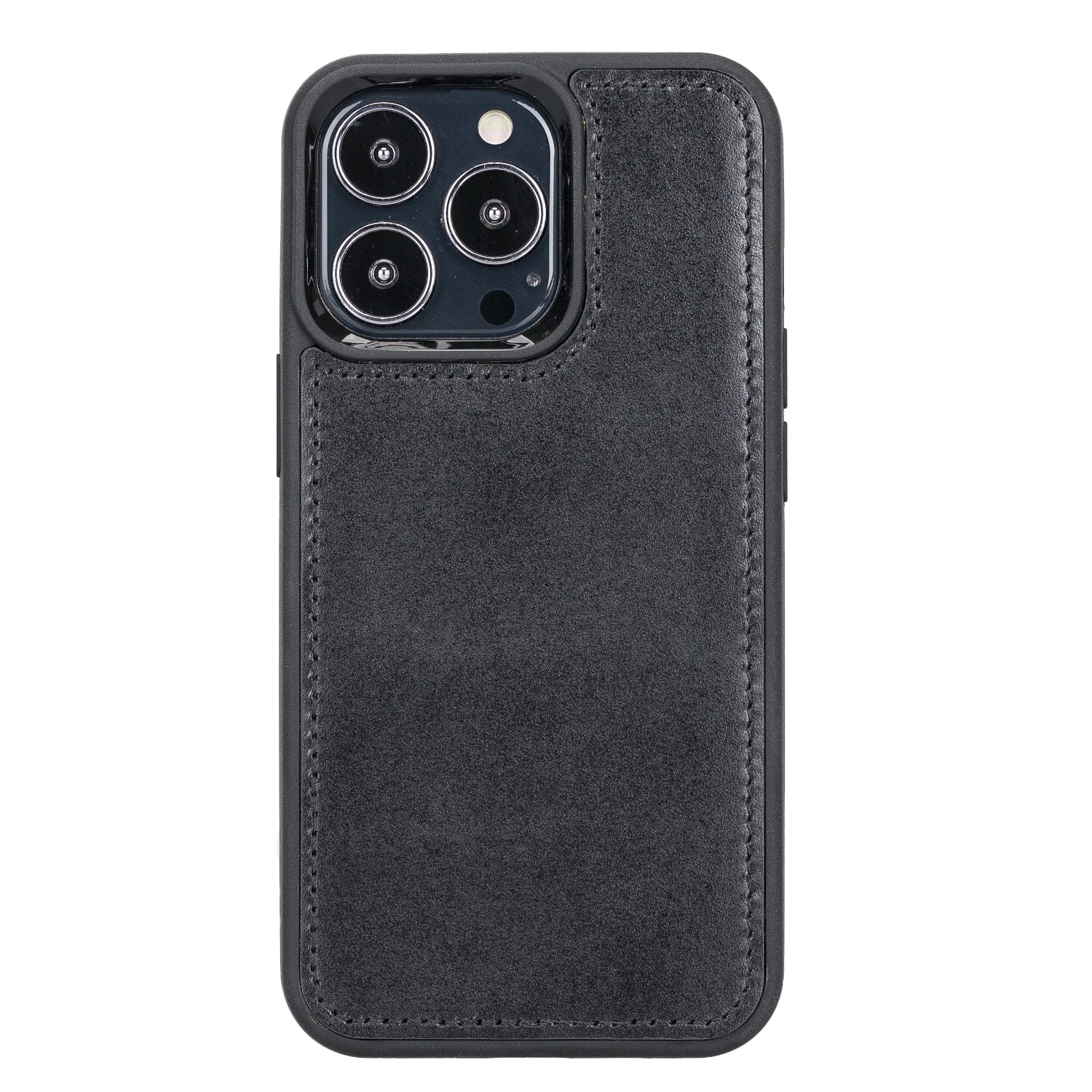 Luxury Black Leather iPhone 13 Pro Wallet Case with MagSafe & RFID Card Holder - Bomonti - 4