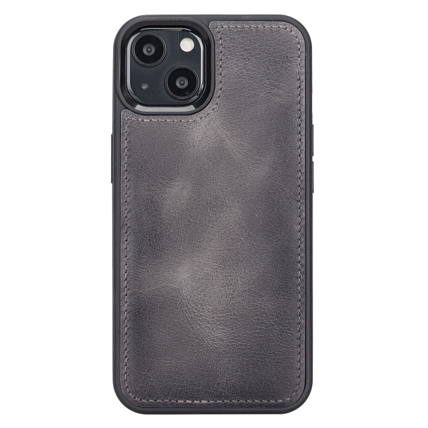 Grey Leather iPhone 13 Detachable Bi-Fold RFID Wallet Case with MagSafe & Card Holder - Bomonti - 5