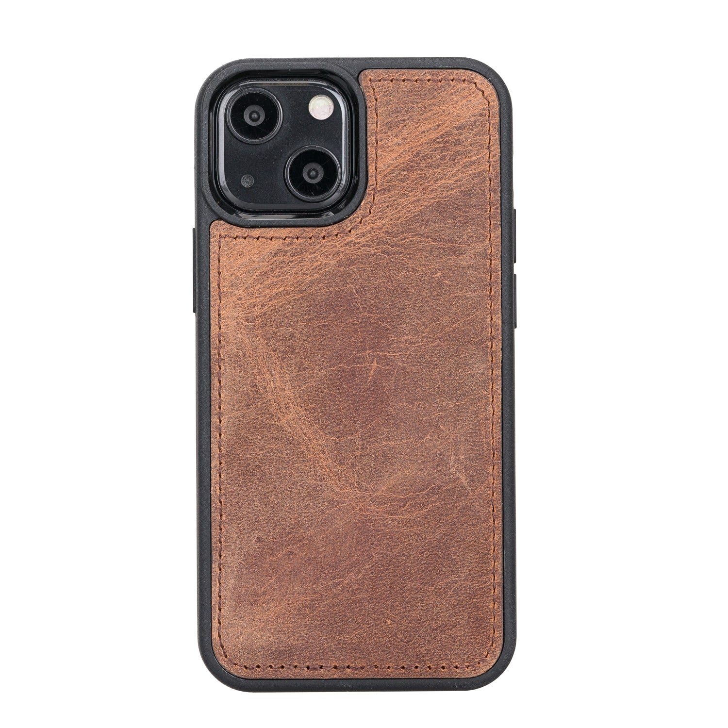 Yellow Leather iPhone 13 Mini Detachable Bi-Fold RFID Wallet Case with MagSafe & Card Holder - Bomonti - 5