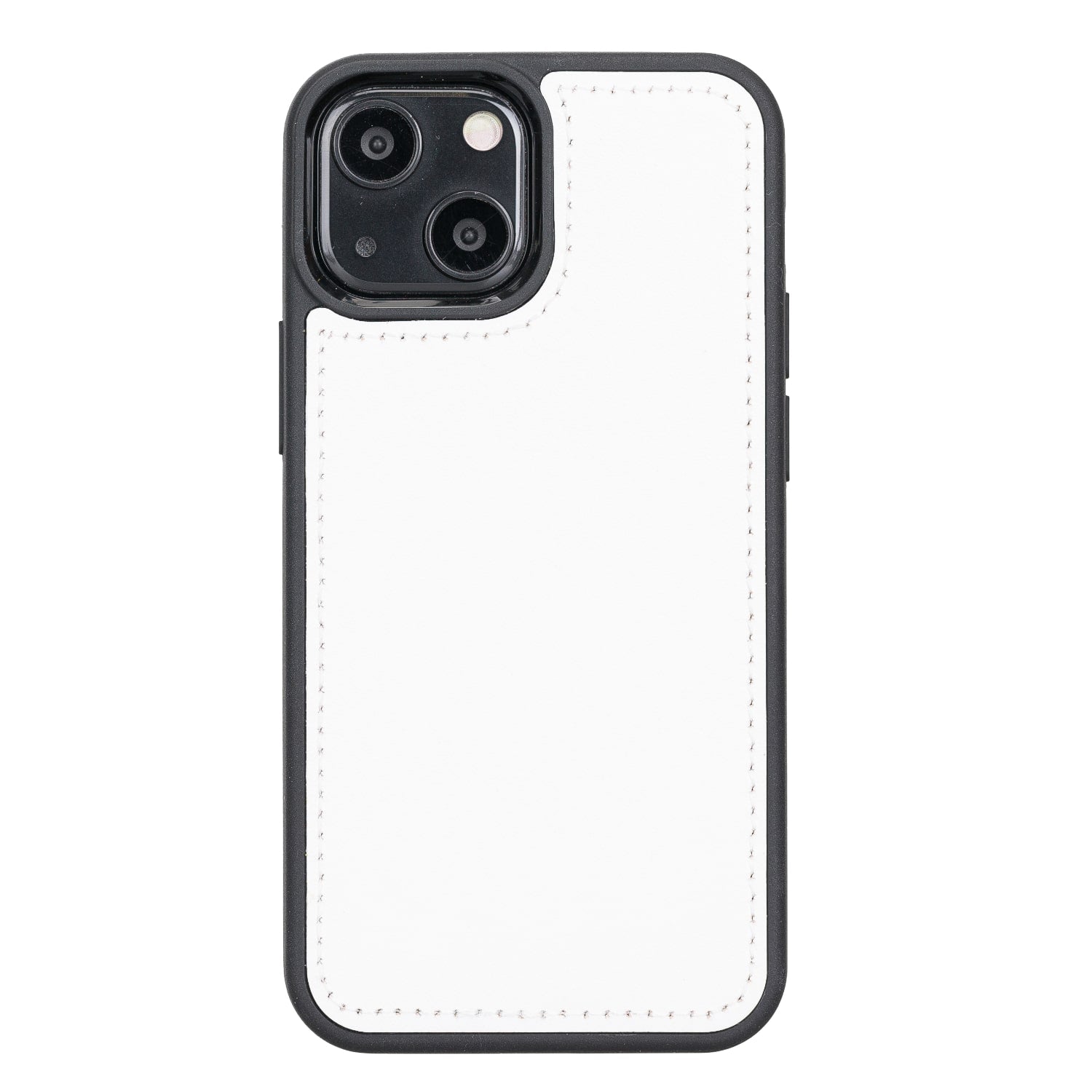White Leather iPhone 13 Mini Detachable Bi-Fold RFID Wallet Case with MagSafe & Card Holder - Bomonti - 5