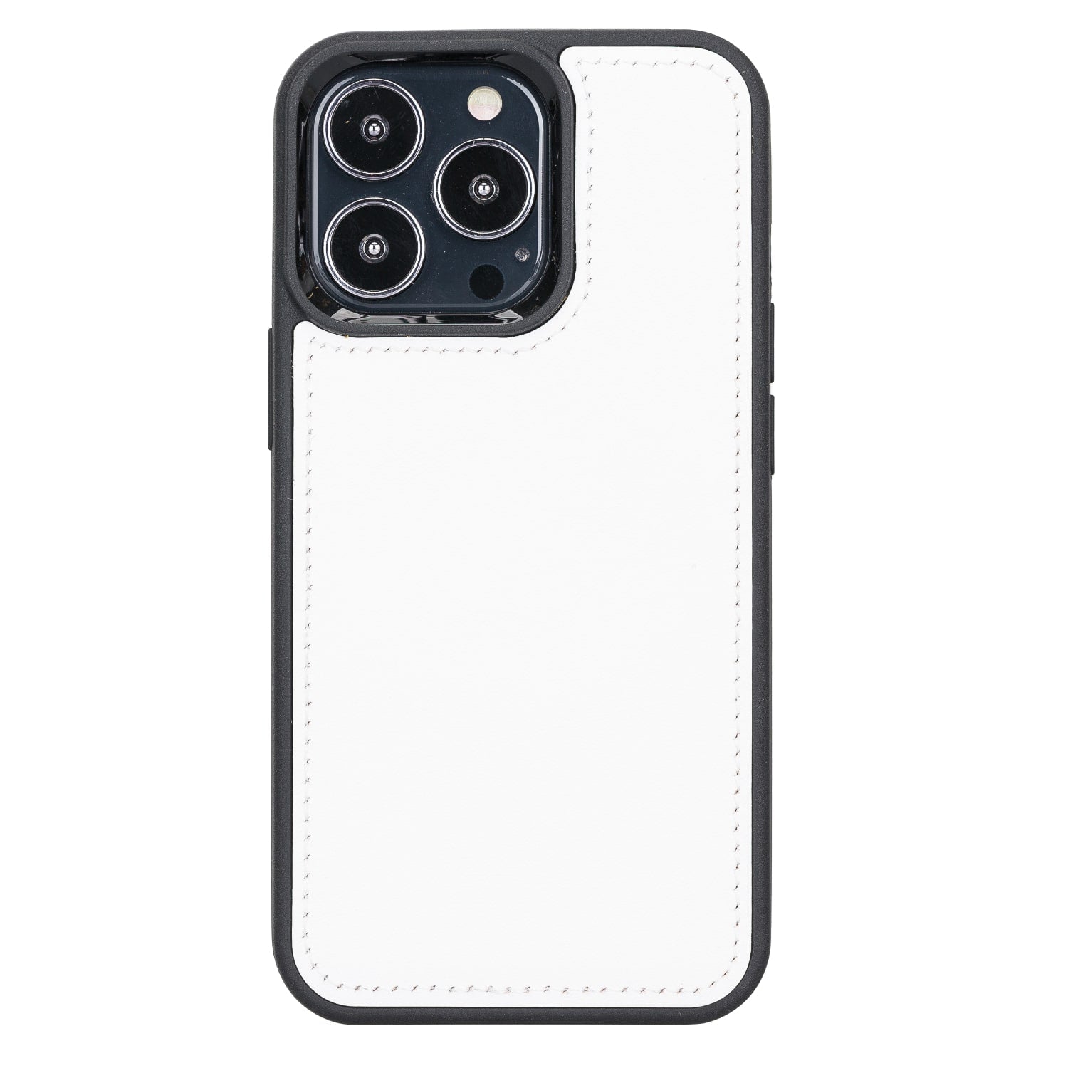 Luxury White Leather iPhone 13 Pro Wallet Case with MagSafe & RFID Card Holder - Bomonti -4