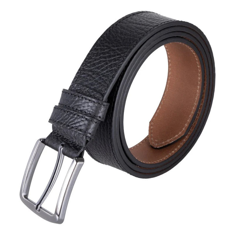 Urban Classic Leather Men's Belt - Black