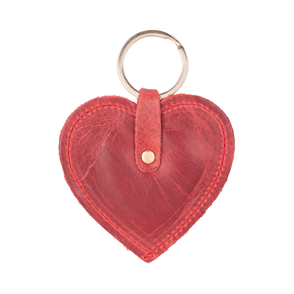 Cuore Leather Keyring
