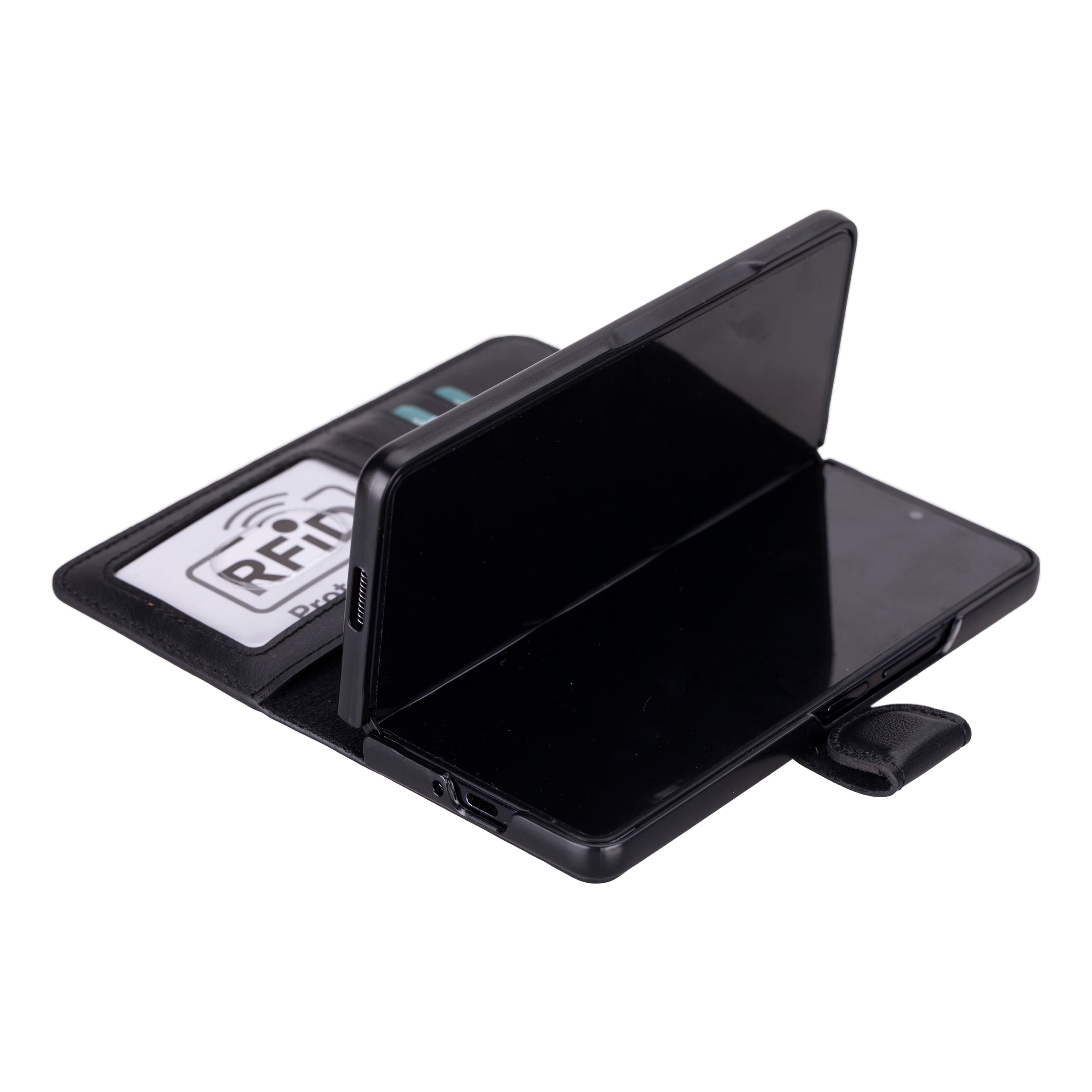 Wallet Case Samsung Galaxy Z Fold 5 Non-Detachable Leather Wallet Case - WC