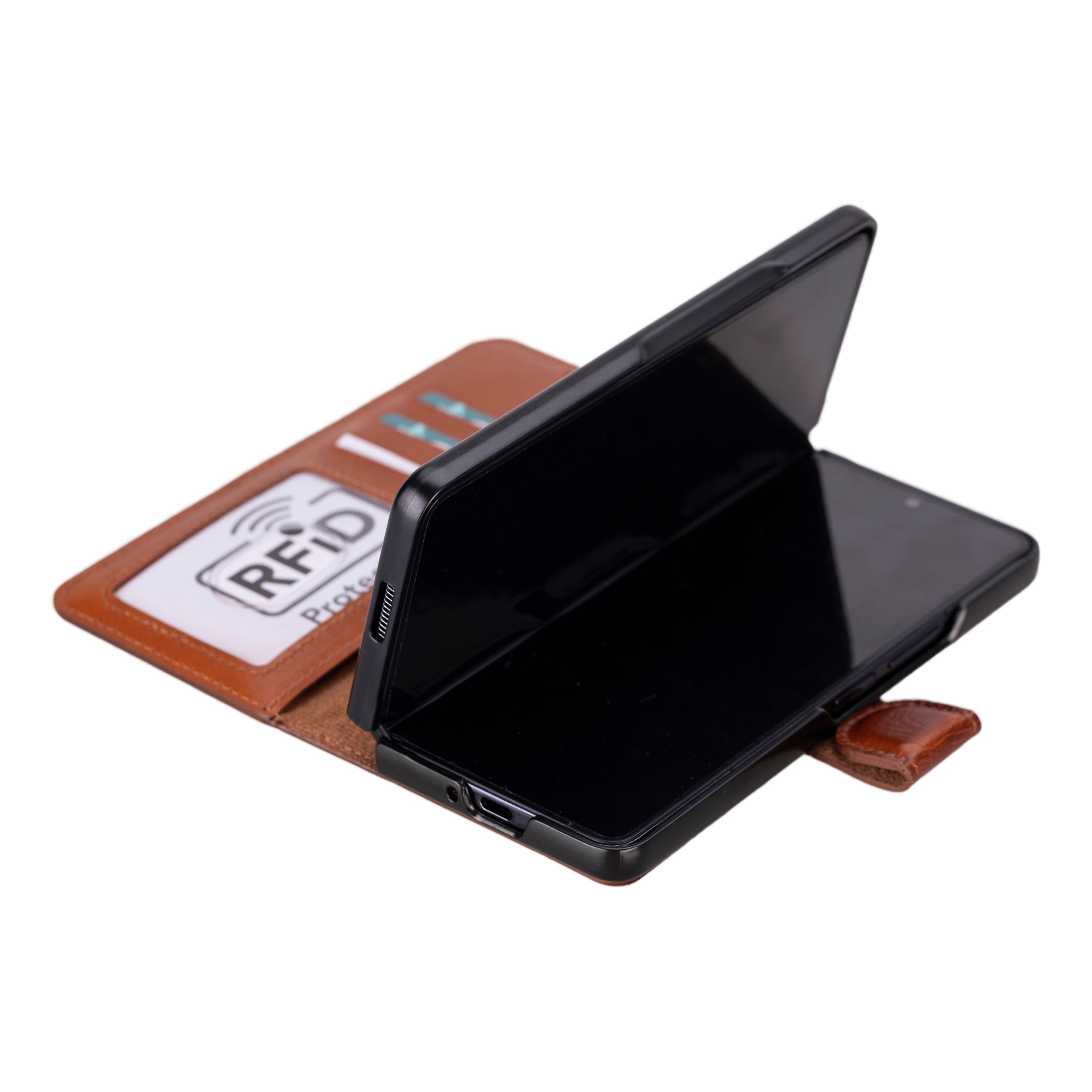 Wallet Case Samsung Galaxy Z Fold 5 Non-Detachable Leather Wallet Case - WC