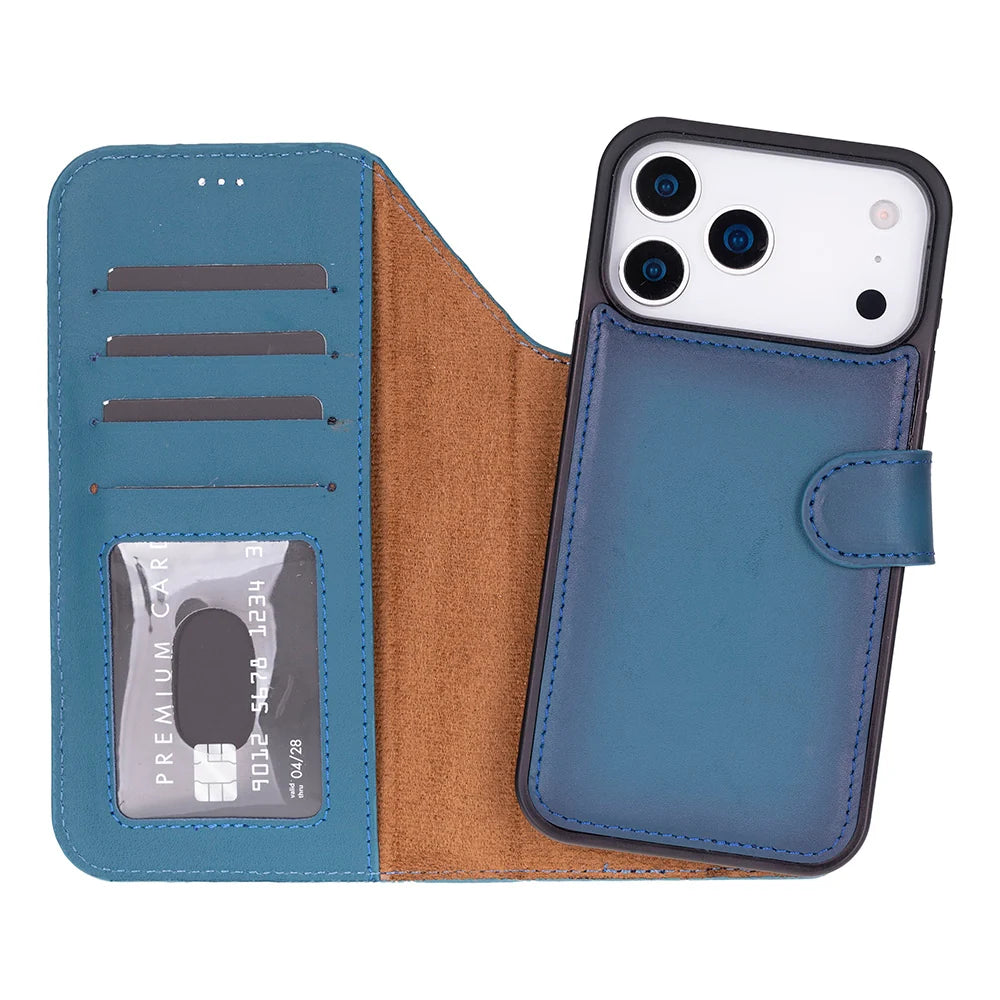 Magic iPhone 18 Pro Leather Detachable Wallet Case