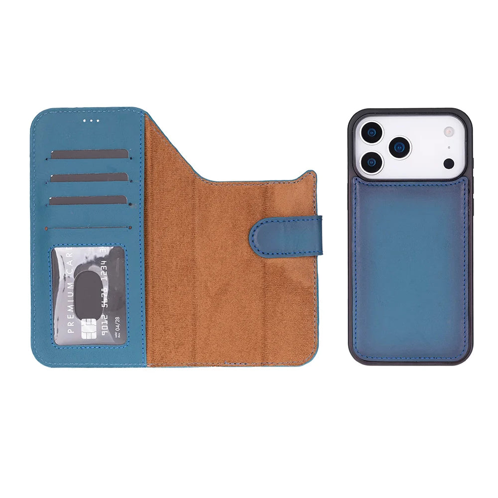 Magic iPhone 18 Pro Max Leather Detachable Wallet Case