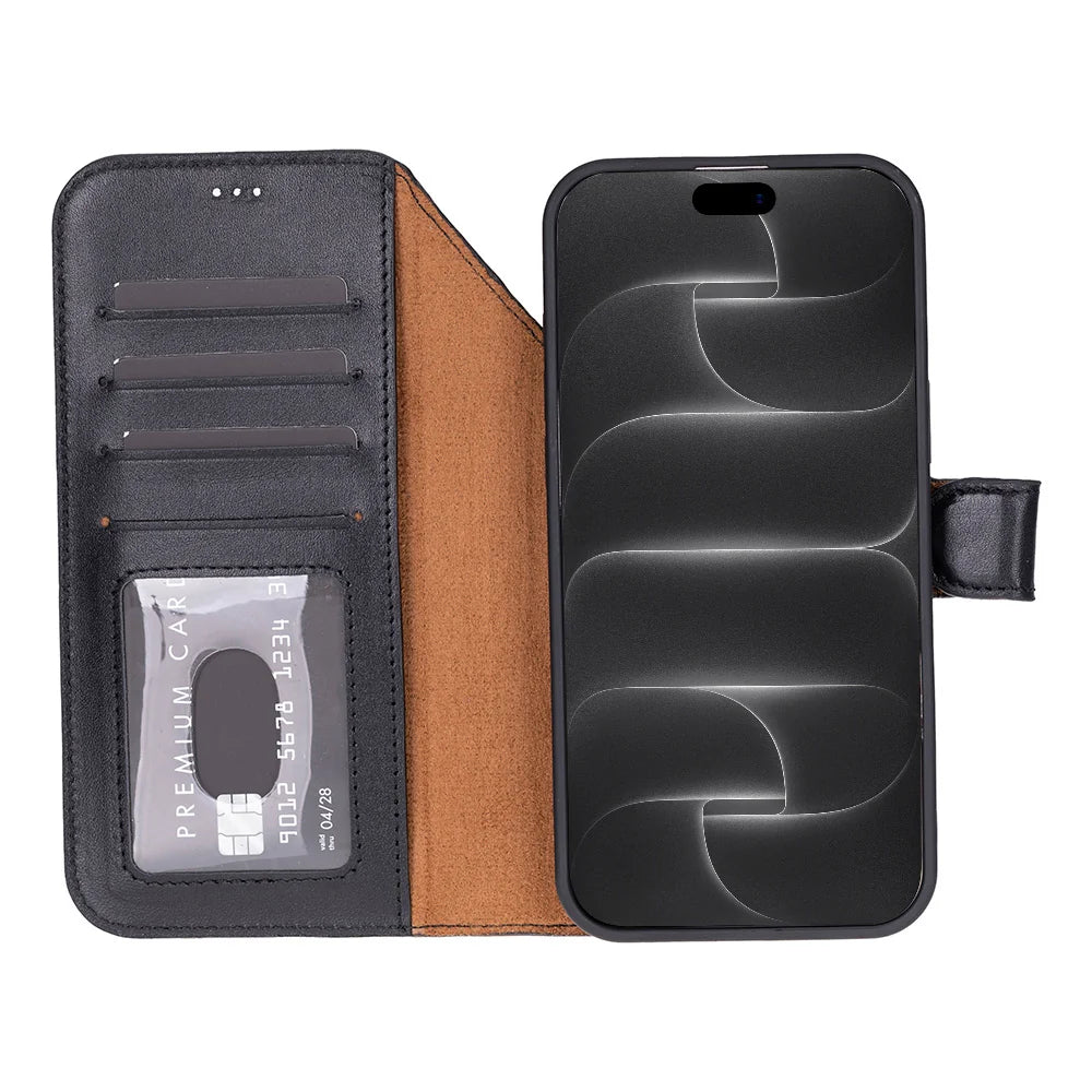 Magic iPhone 18 Pro Leather Detachable Wallet Case
