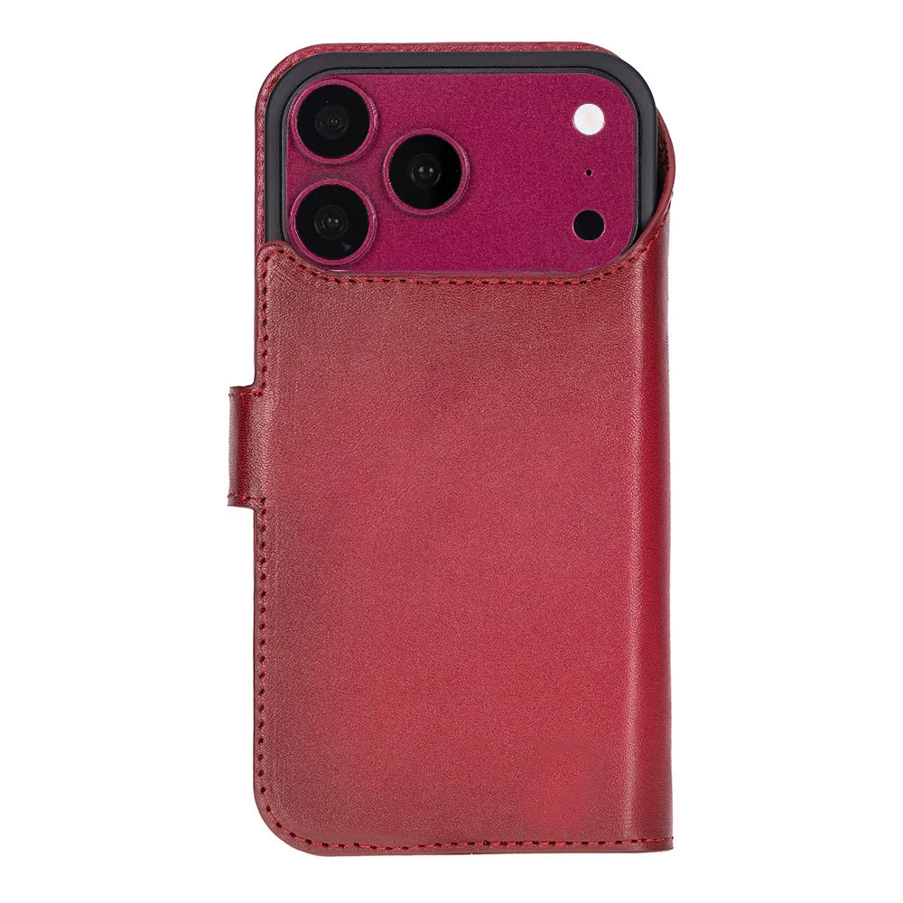Magic iPhone 18 Pro Max Leather Detachable Wallet Case