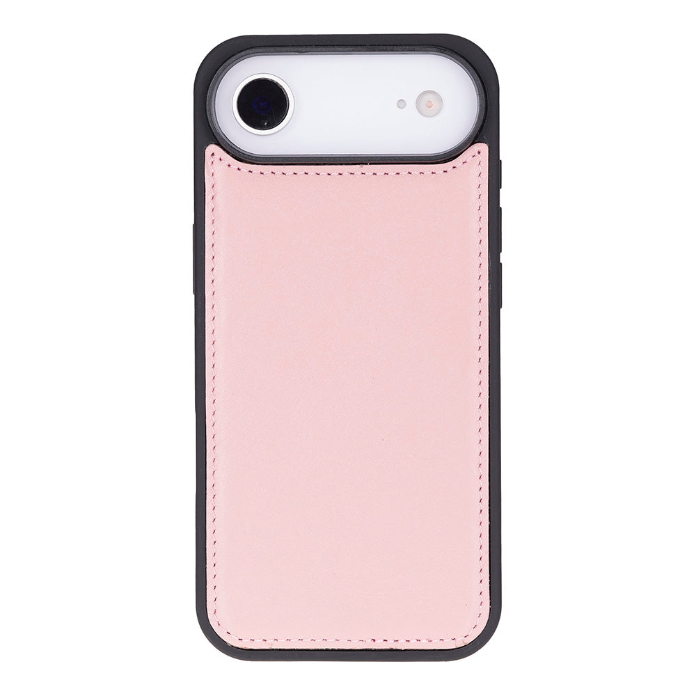 Pink Leather iPhone 17 Air Detachable Wallet Case