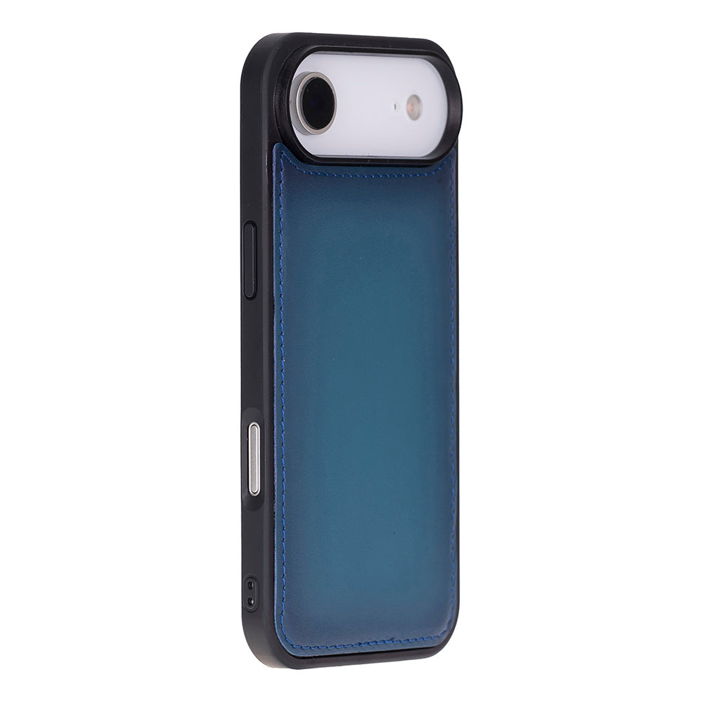 Blue Leather iPhone 17 Air Detachable Wallet Case