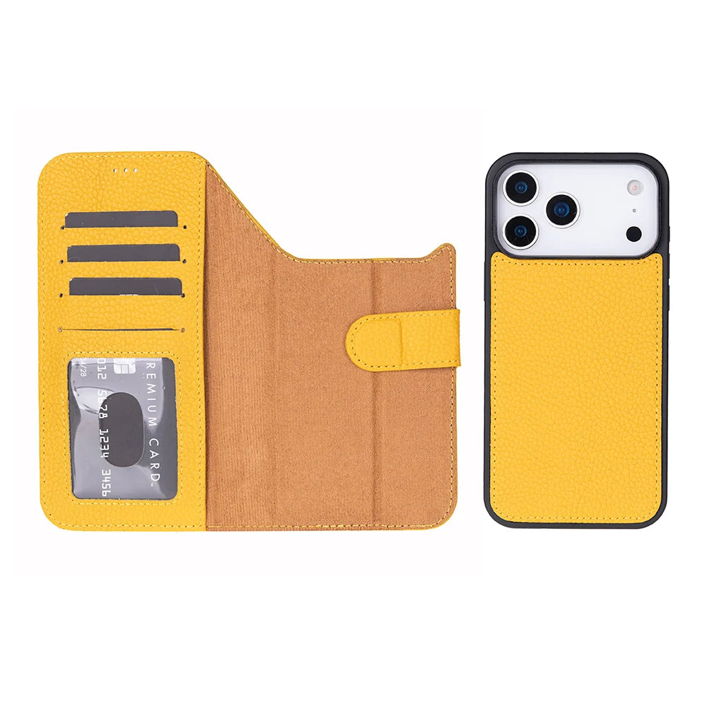 Magic iPhone 18 Pro Leather Detachable Wallet Case