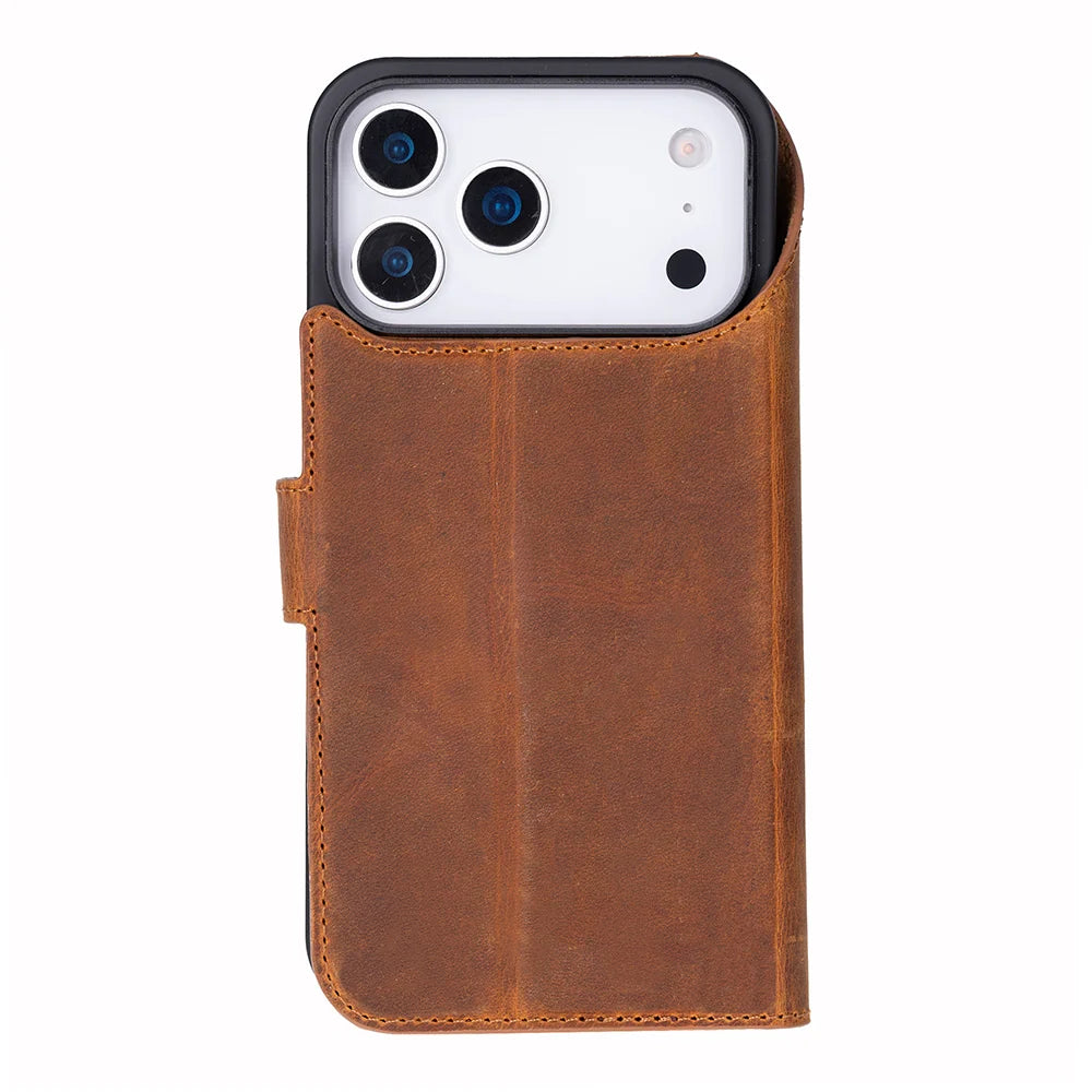 Magic iPhone 18 Pro Max Leather Detachable Wallet Case