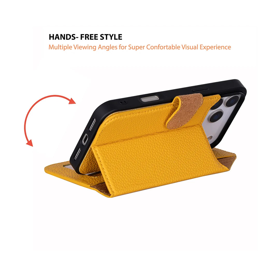 Magic iPhone 18 Pro Leather Detachable Wallet Case