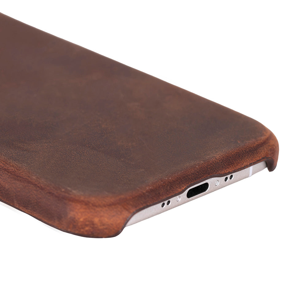 Black Leather iPhone 17 Air Cover Case