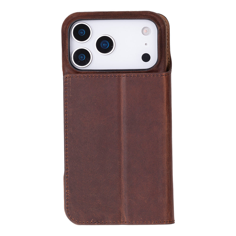 Sonat Leather iPhone 17 Pro Folio Case