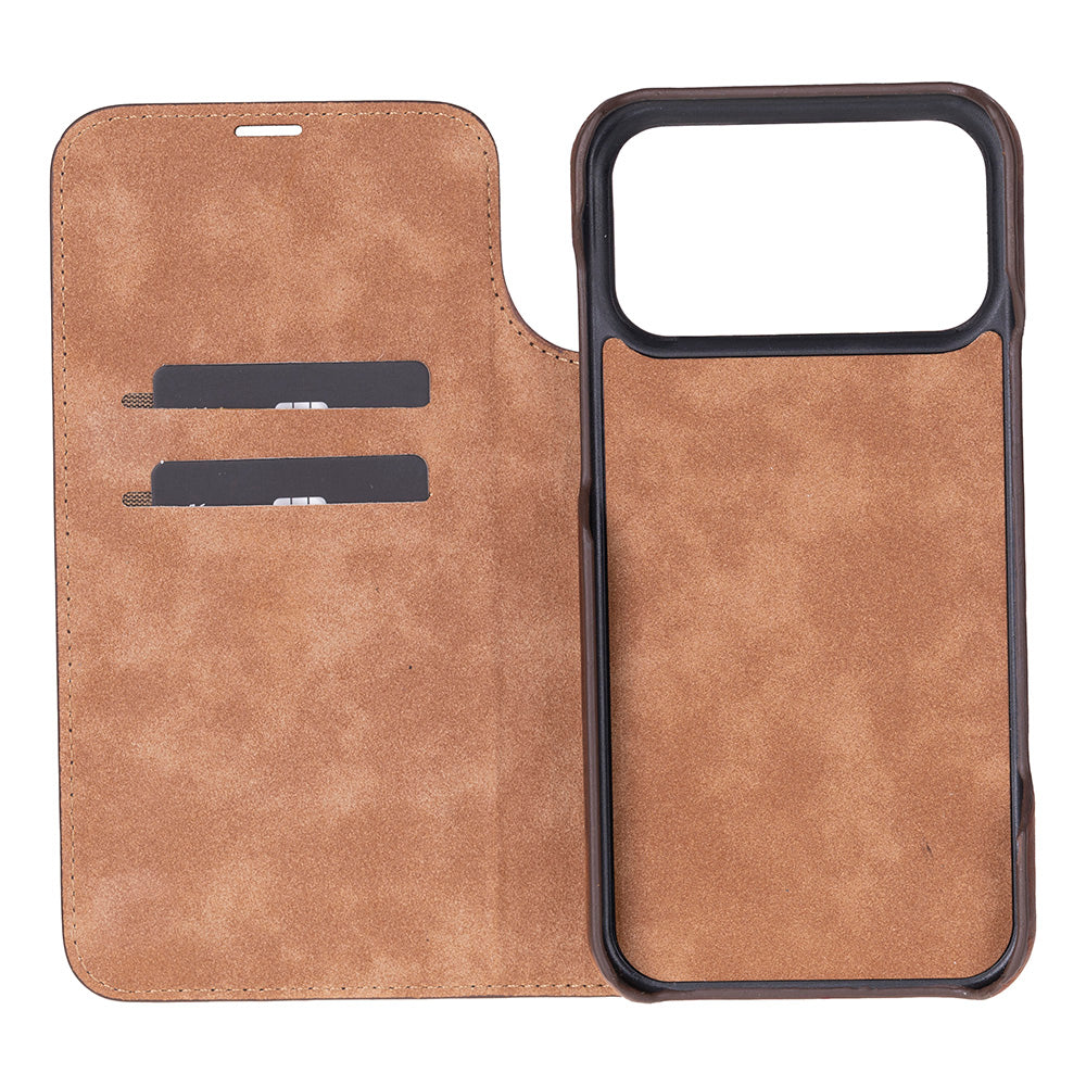 Sonat Leather iPhone 17 Pro Max Folio Case