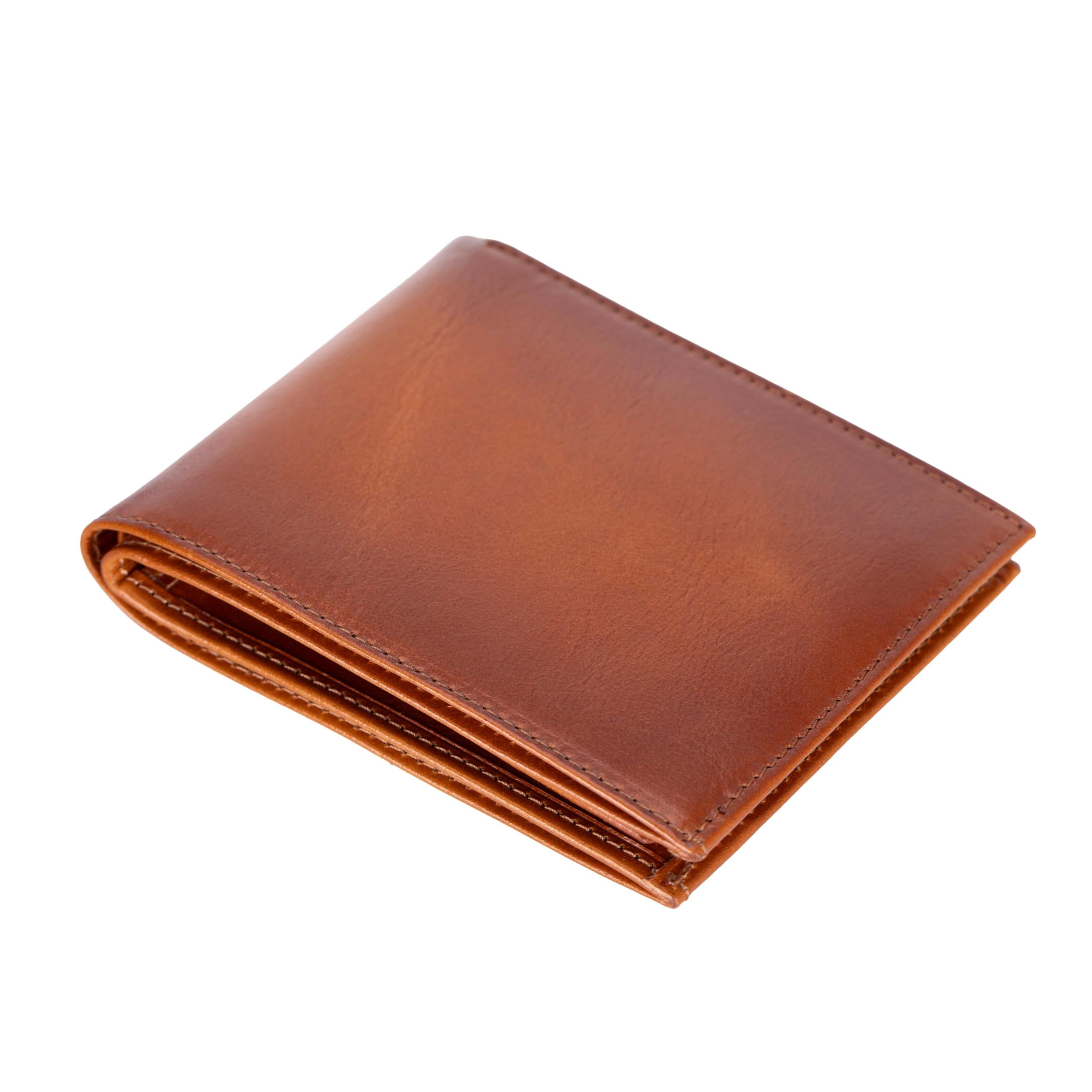Mini Cooper Leather Bifold Wallet with Card Holder