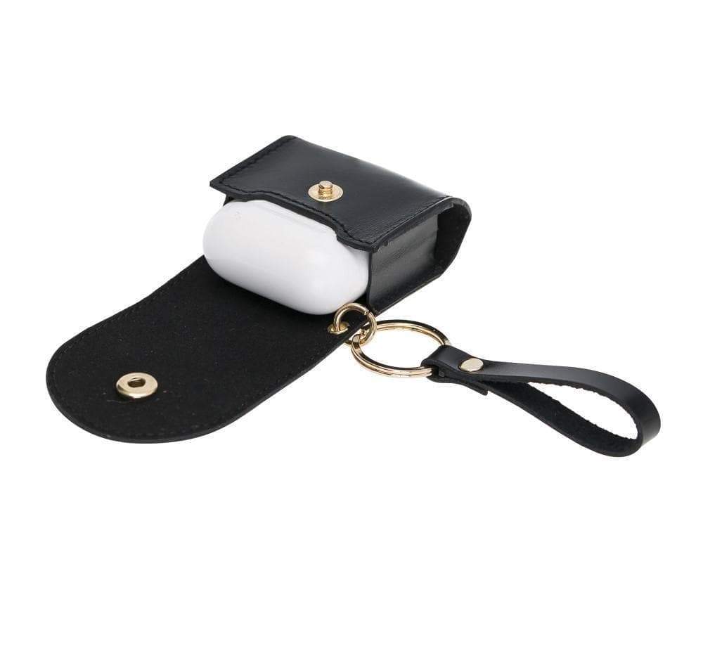 Mai Snap AirPods 1 and AirPods 2 Leather Case with Hook