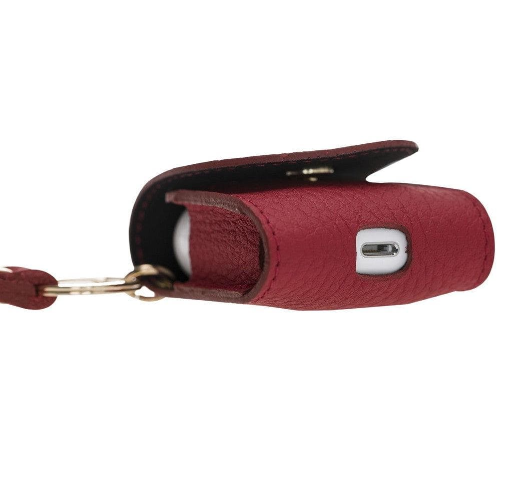 Mai Snap AirPods 1 and AirPods 2 Leather Case with Hook