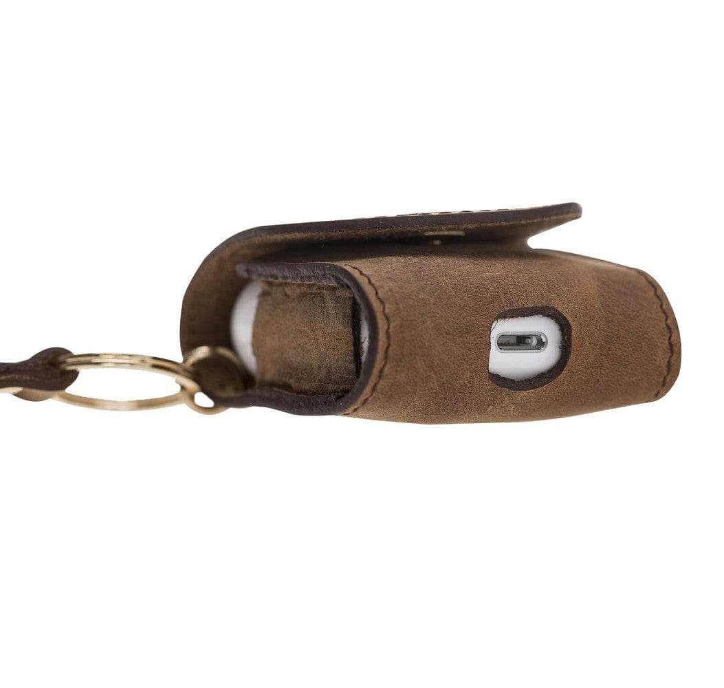 Mai Snap AirPods 1 and AirPods 2 Leather Case with Hook