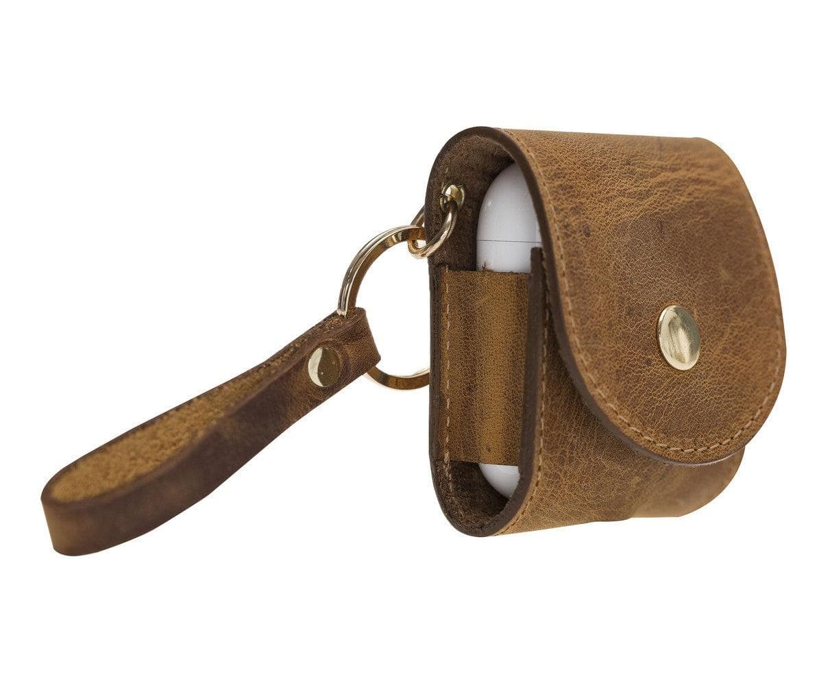 Mai Snap AirPods 1 and AirPods 2 Leather Case with Hook