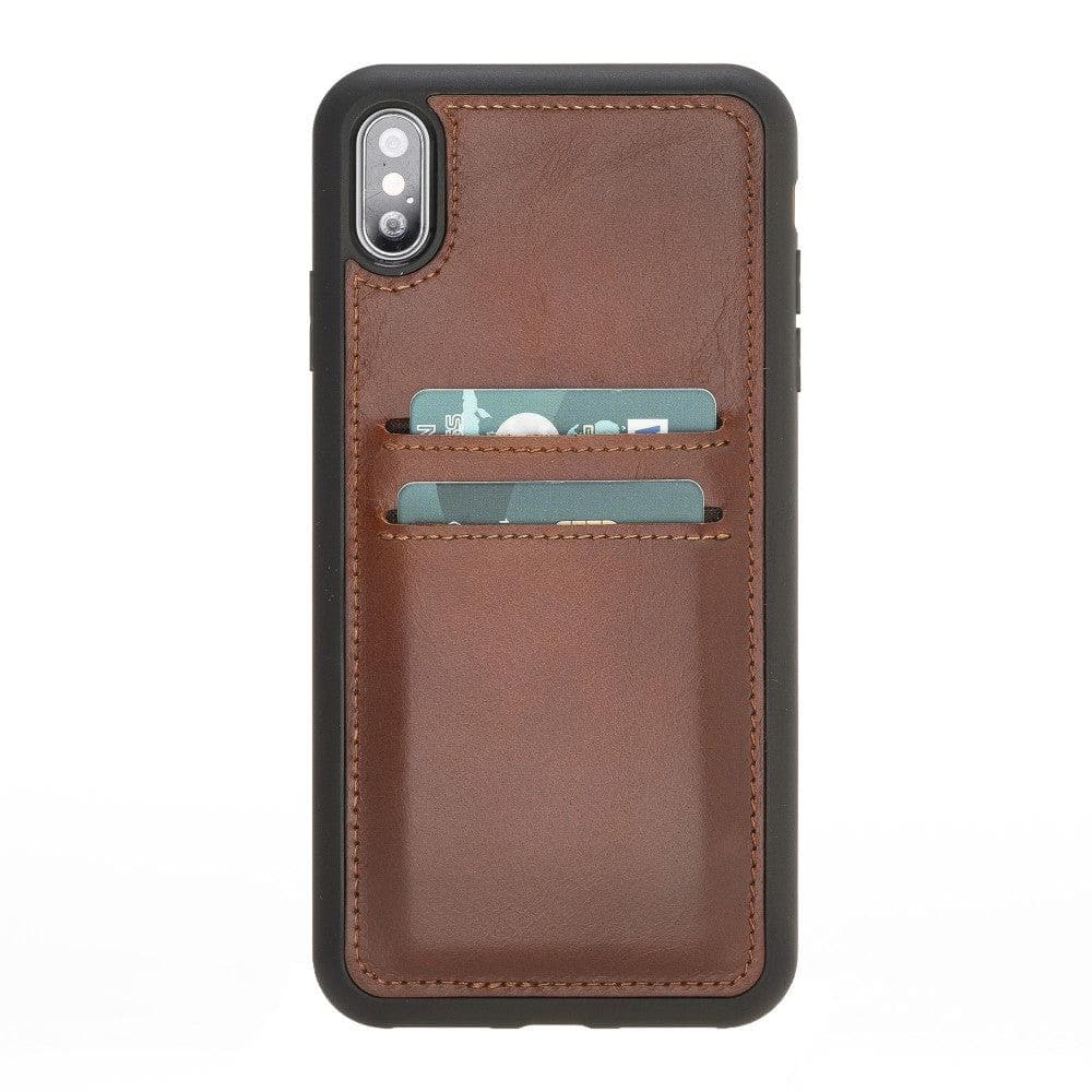 Flex Cover iPhone XS / X Leather Case with Card Holder