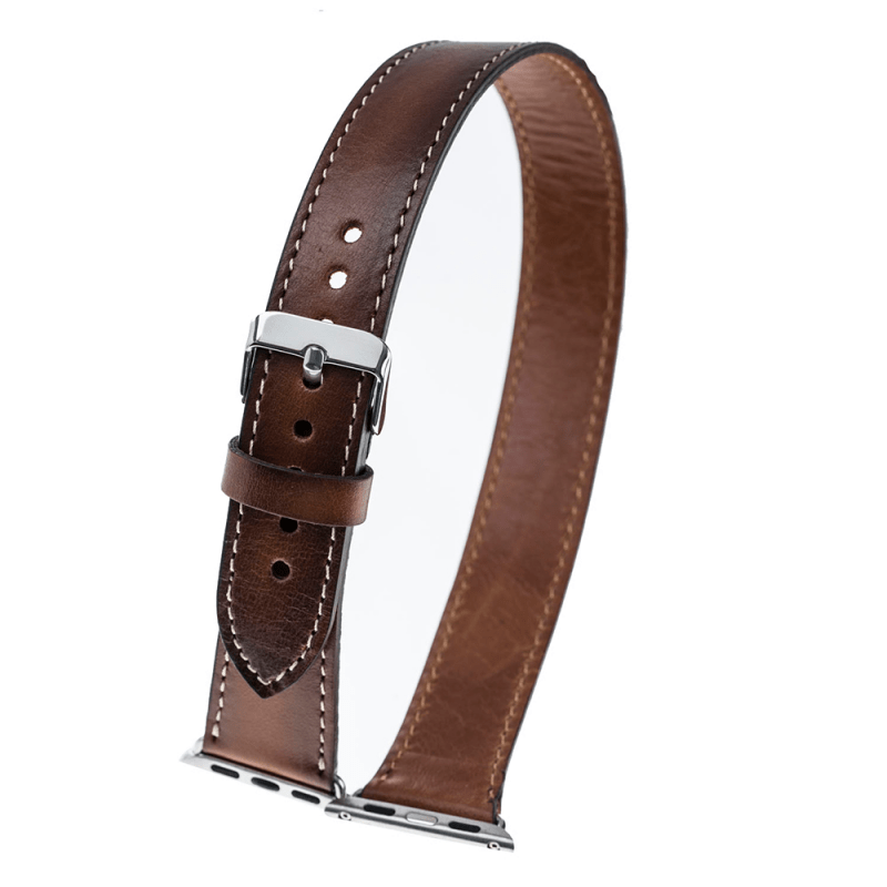 Double Tour Leather Apple Watch Band