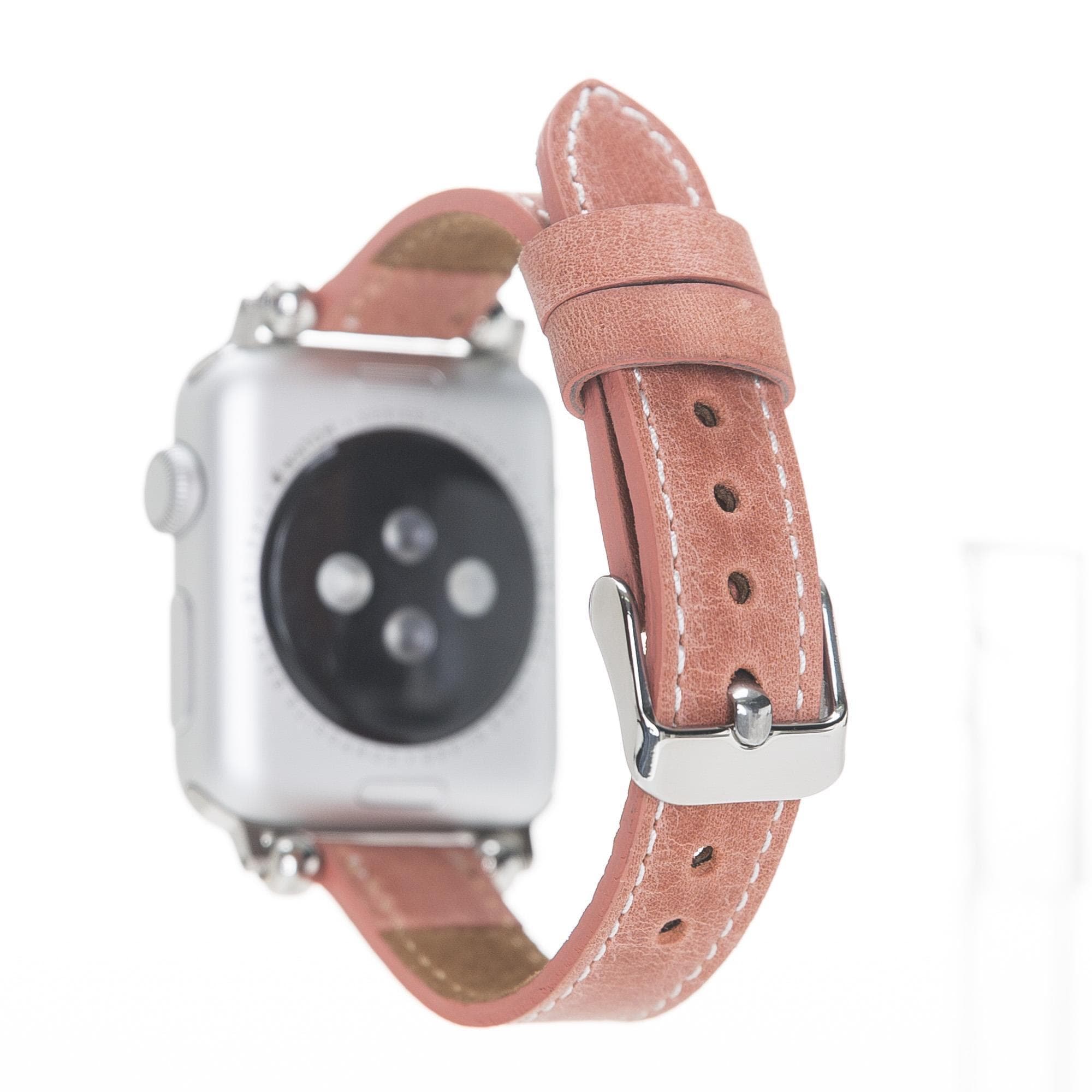 B2B - Leather Apple Watch Bands - Ferro Seamy Style Bomonti
