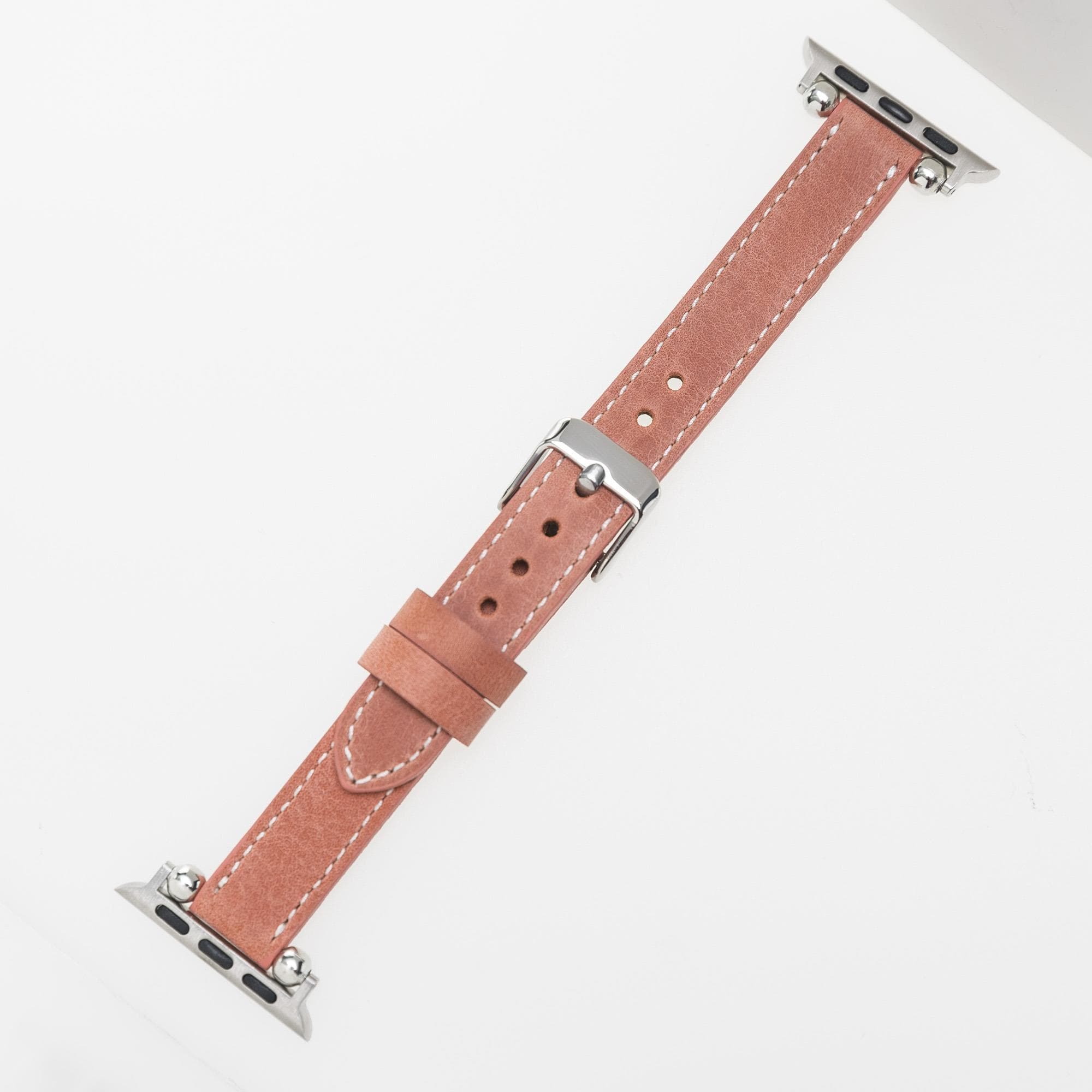 B2B - Leather Apple Watch Bands - Ferro Seamy Style Bomonti