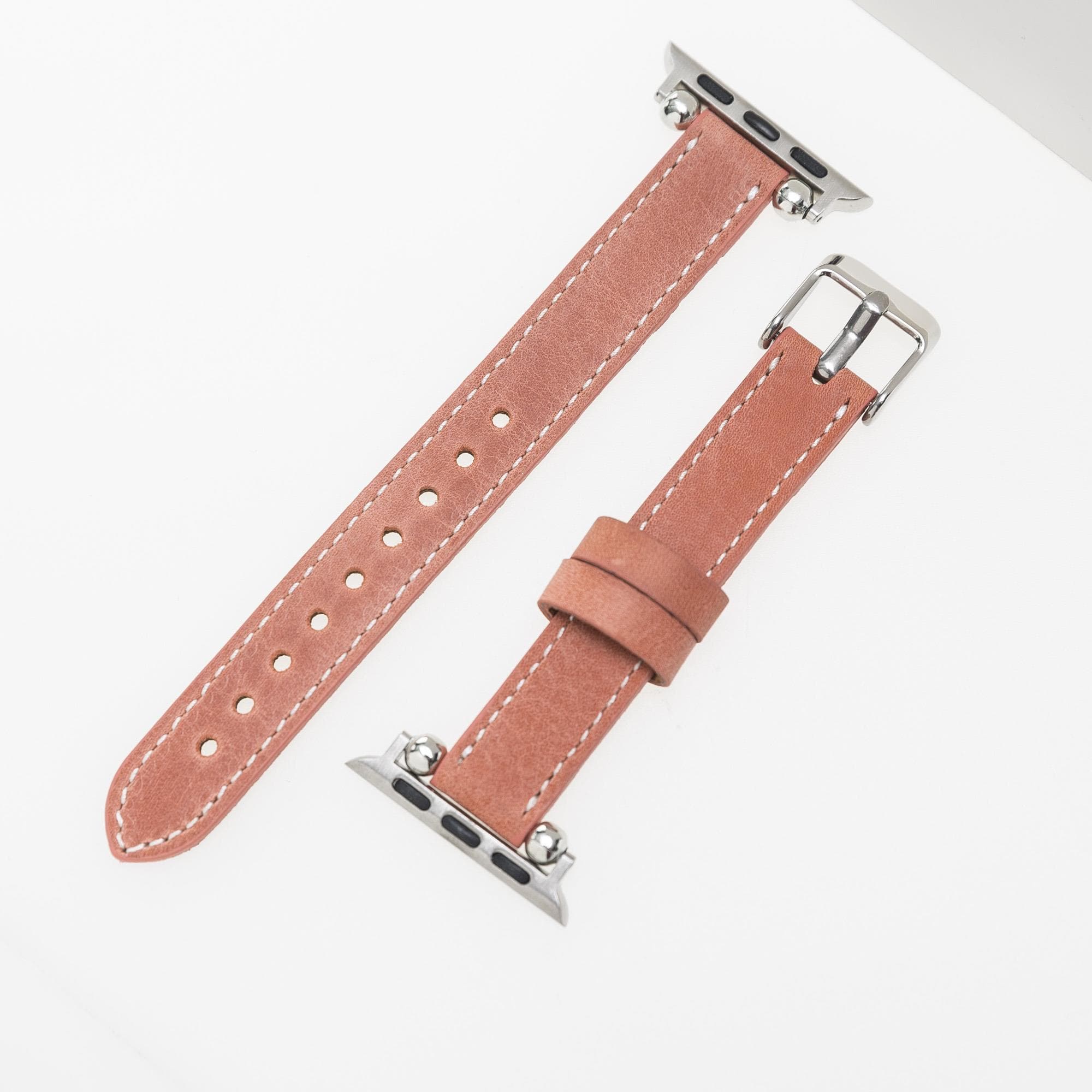 B2B - Leather Apple Watch Bands - Ferro Seamy Style Bomonti