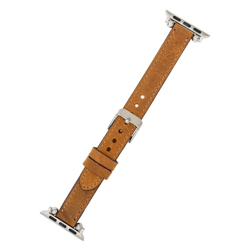 B2B - Leather Apple Watch Bands - Ferro Seamy Style Bomonti