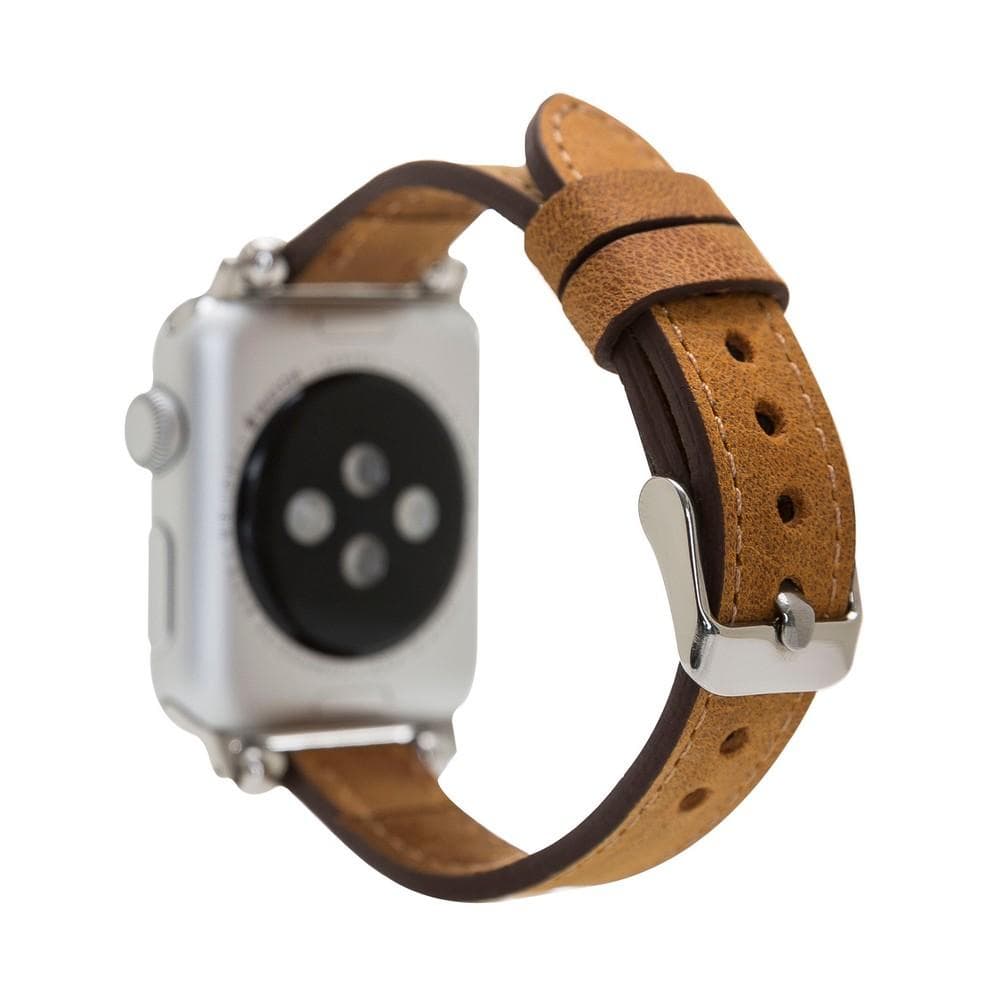 B2B - Leather Apple Watch Bands - Ferro Seamy Style Bomonti