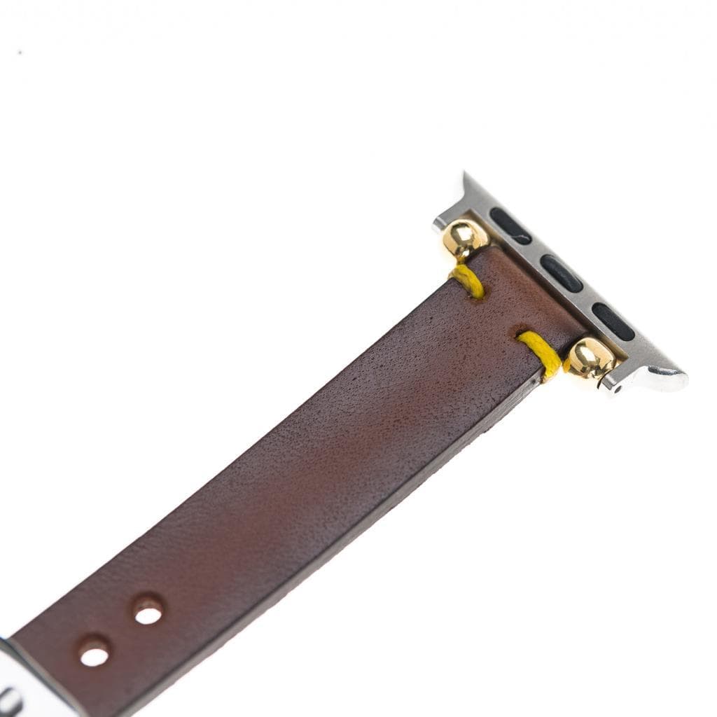 B2B - Leather Apple Watch Bands - Ferro Seamy Style Bomonti