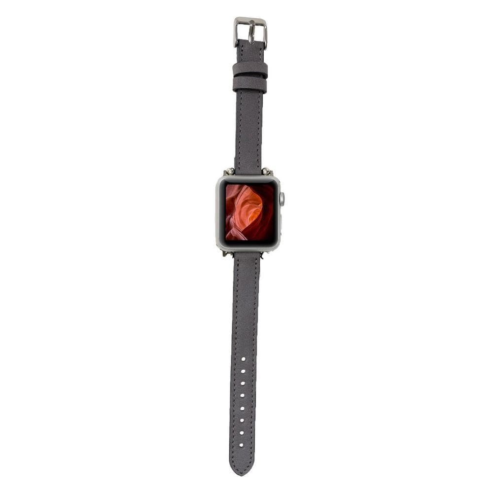 B2B - Leather Apple Watch Bands - Ferro Seamy Style Bomonti