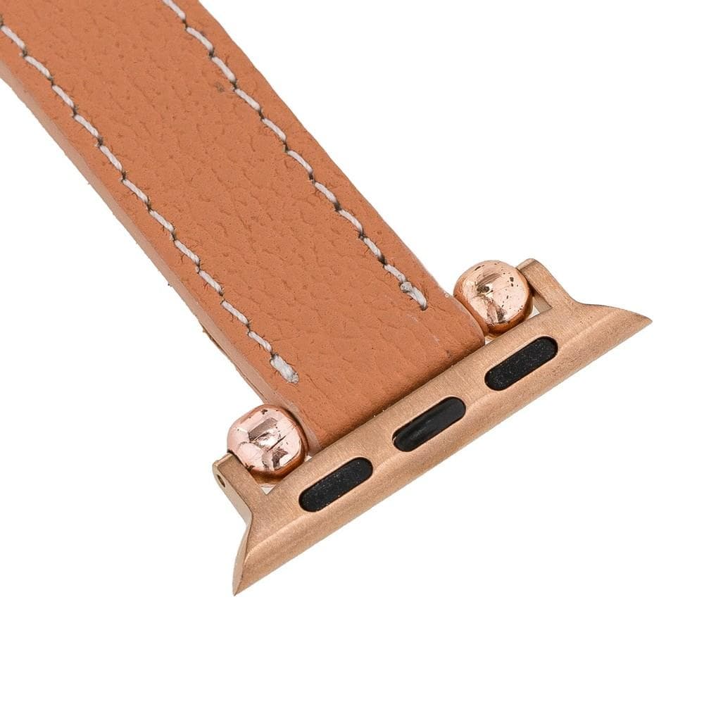 B2B - Leather Apple Watch Bands - Ferro Seamy Style Bomonti