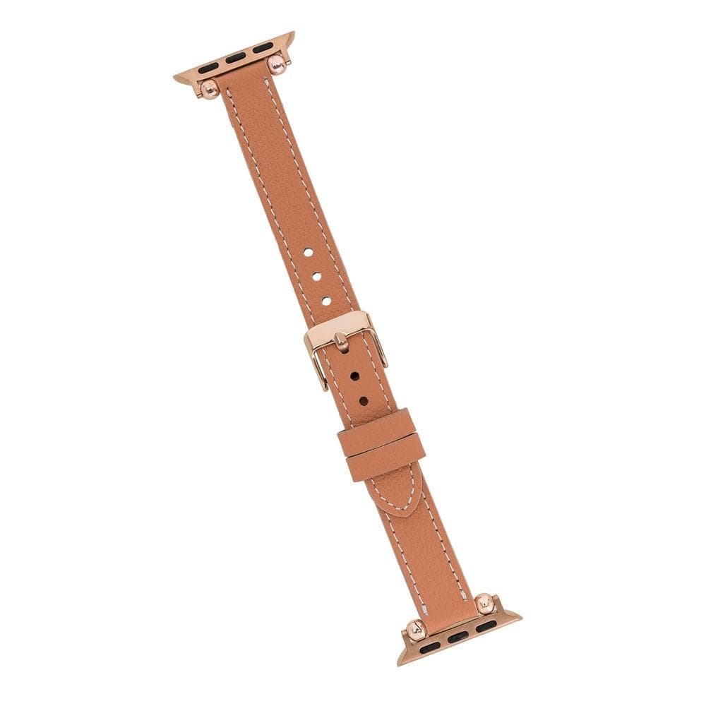 B2B - Leather Apple Watch Bands - Ferro Seamy Style Bomonti