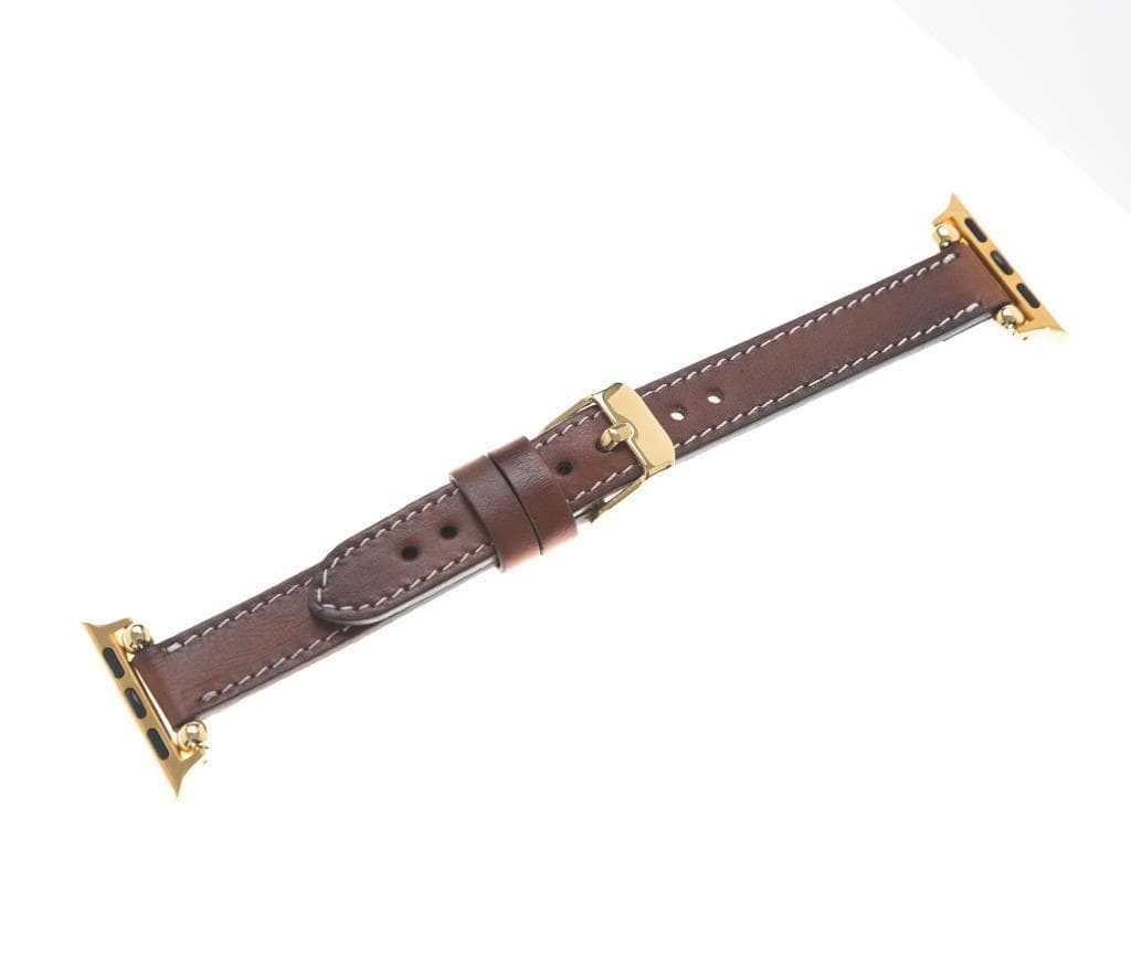 B2B - Leather Apple Watch Bands - Ferro Seamy Style Bomonti