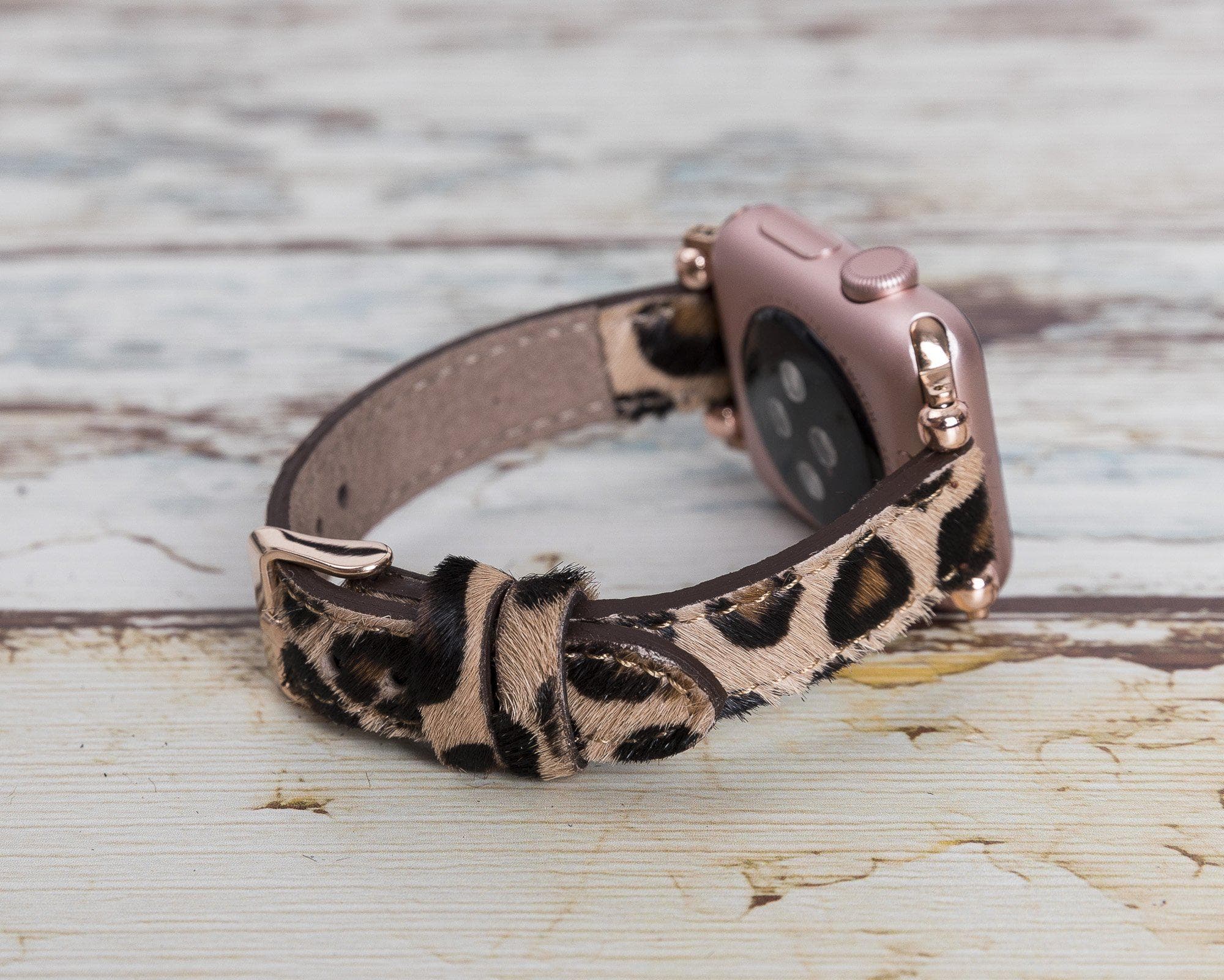 B2B - Leather Apple Watch Bands - Ferro Seamy Style Bomonti