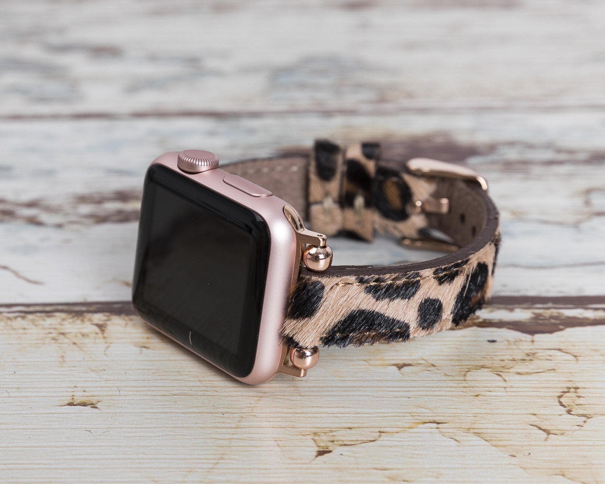 B2B - Leather Apple Watch Bands - Ferro Seamy Style Bomonti