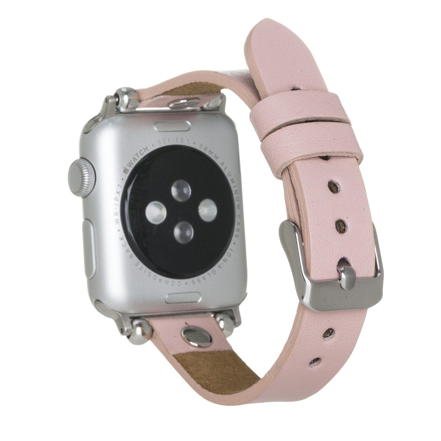 Ferro Apple Watch Leather Band with Silver Trok