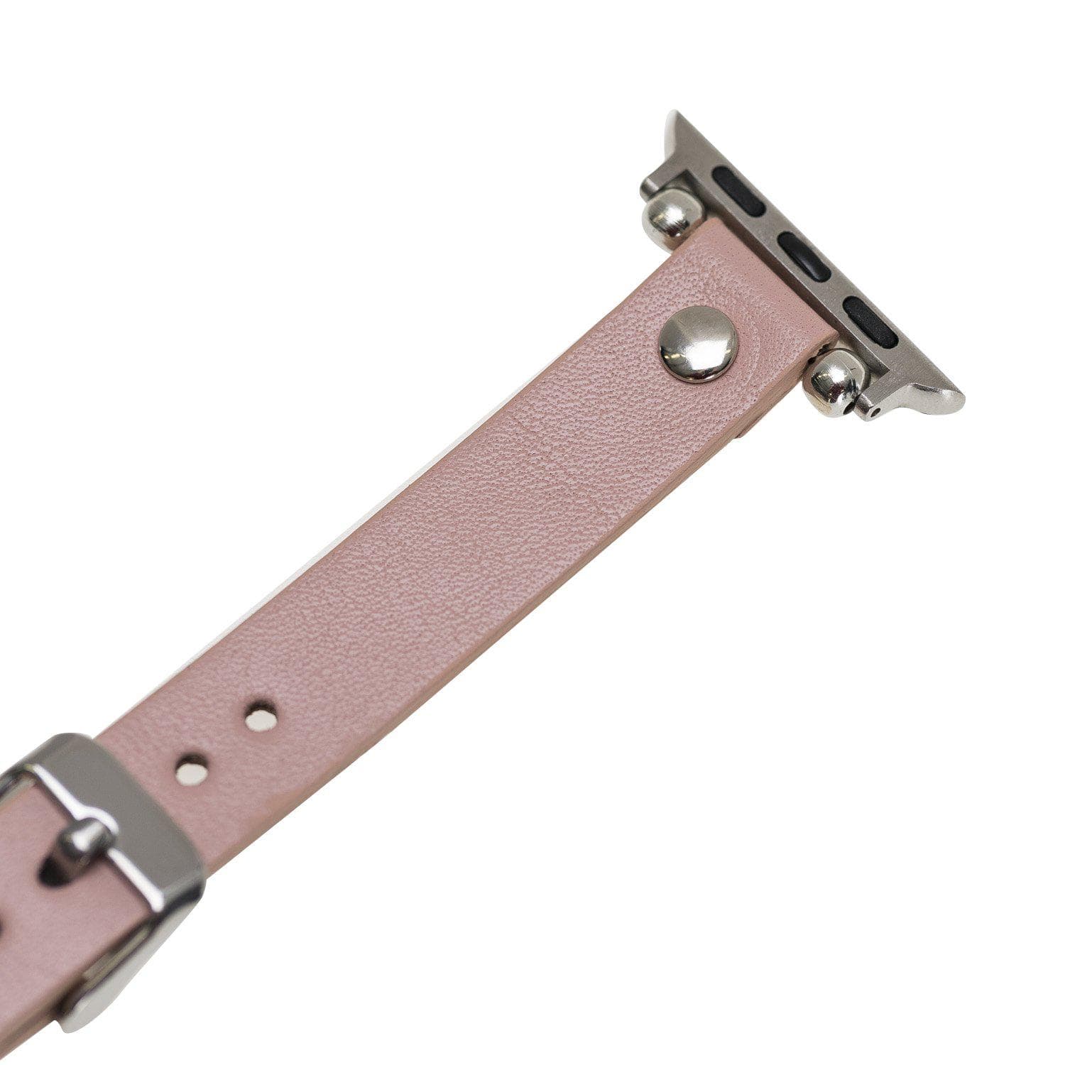 Ferro Apple Watch Leather Band with Silver Trok